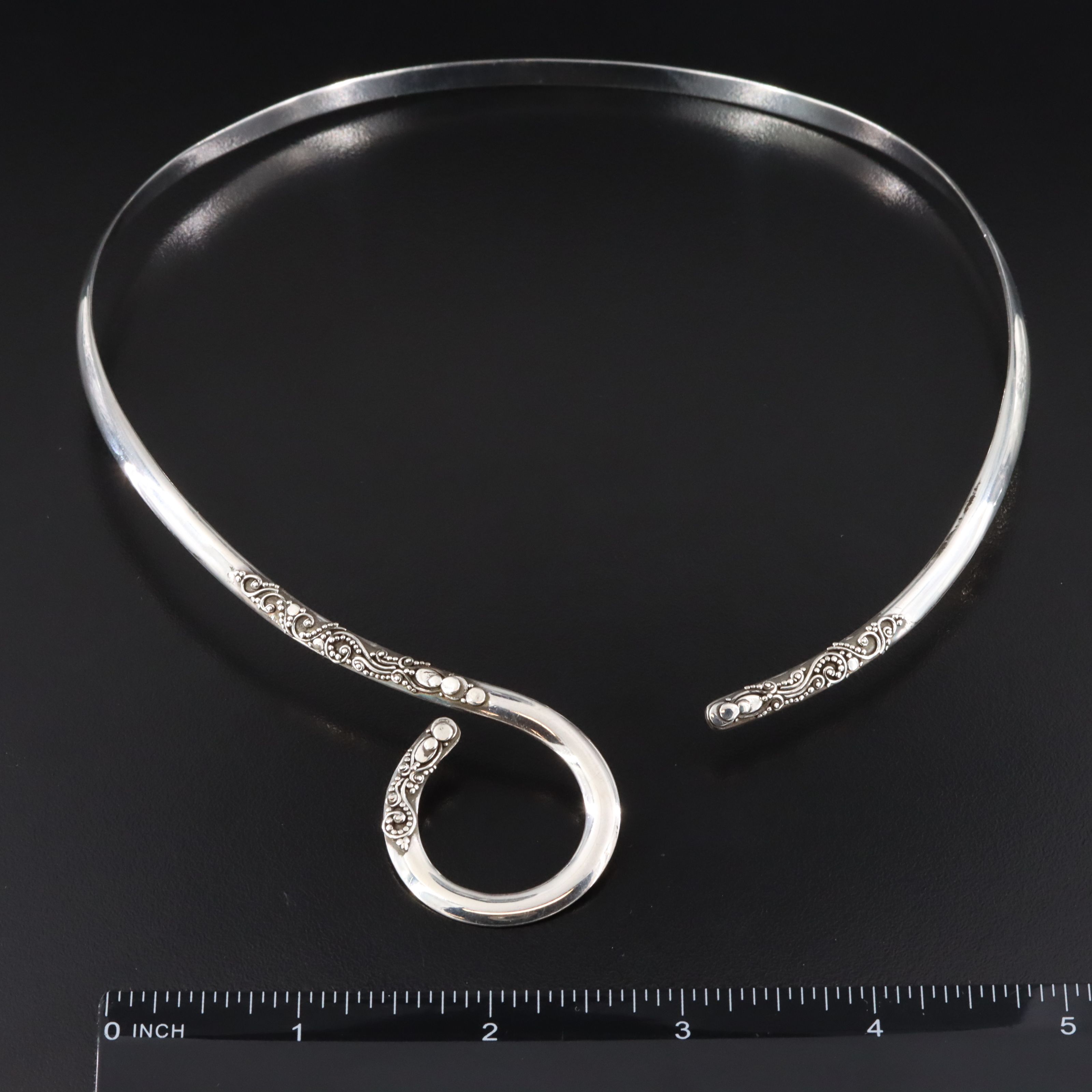 Sarda Sterling Torque Necklace