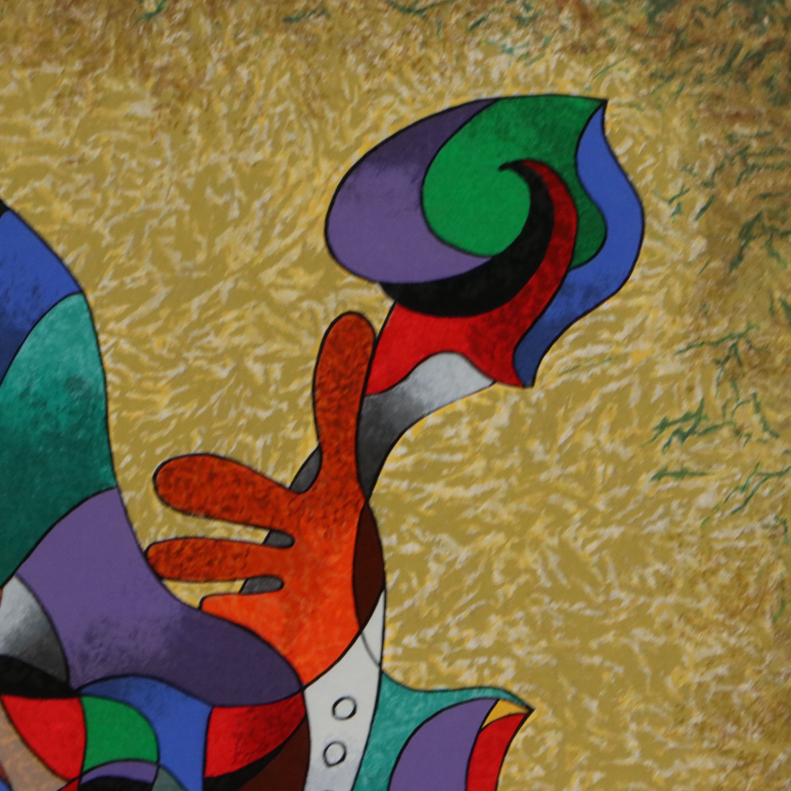 Anatole Krasnyansky Serigraph "Serenade II," Late 20th to 21st Century