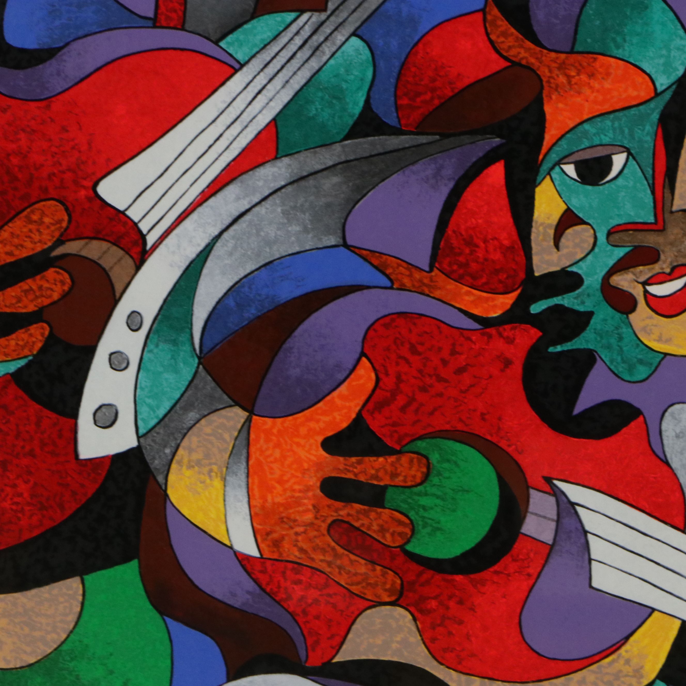 Anatole Krasnyansky Serigraph "Serenade II," Late 20th to 21st Century
