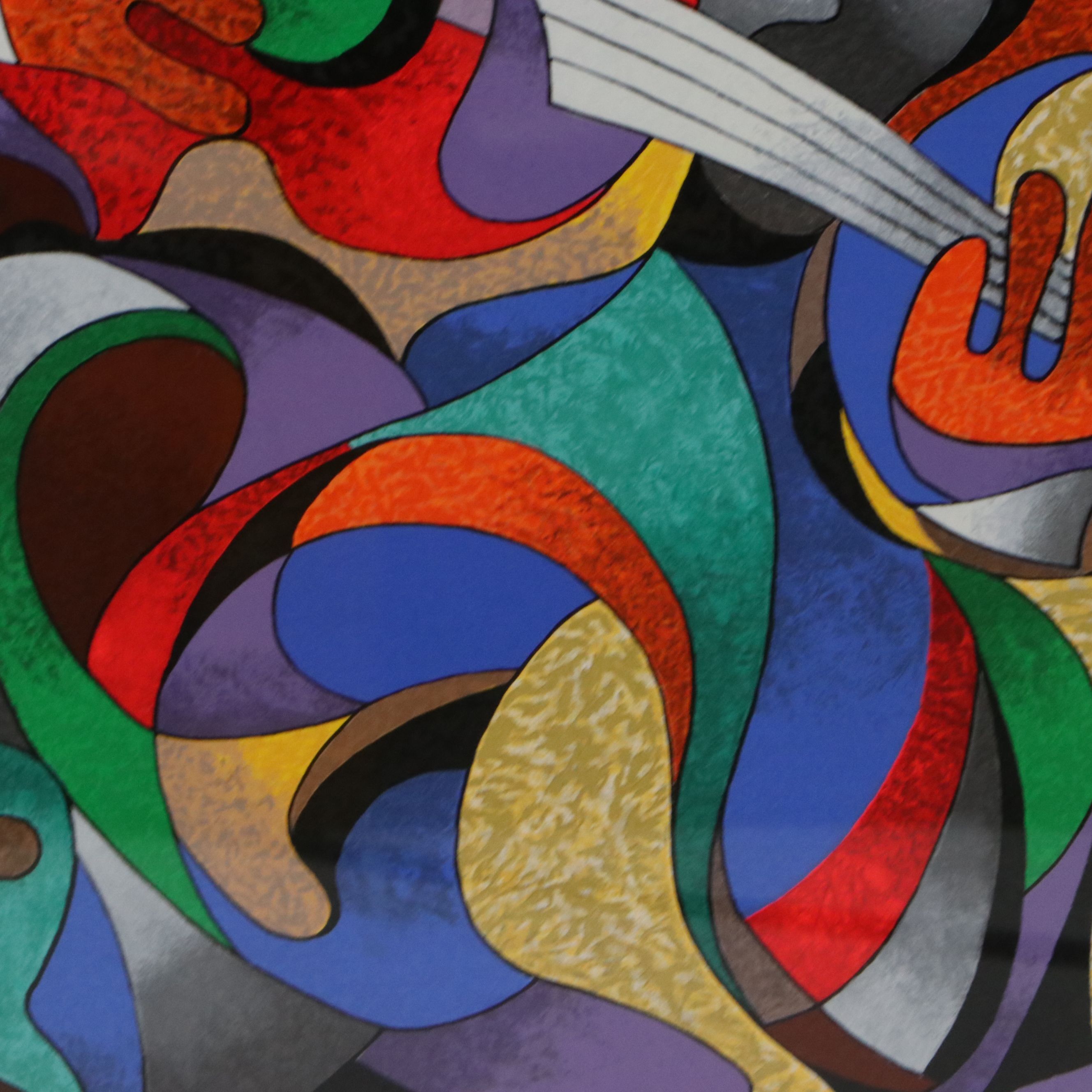 Anatole Krasnyansky Serigraph "Serenade II," Late 20th to 21st Century