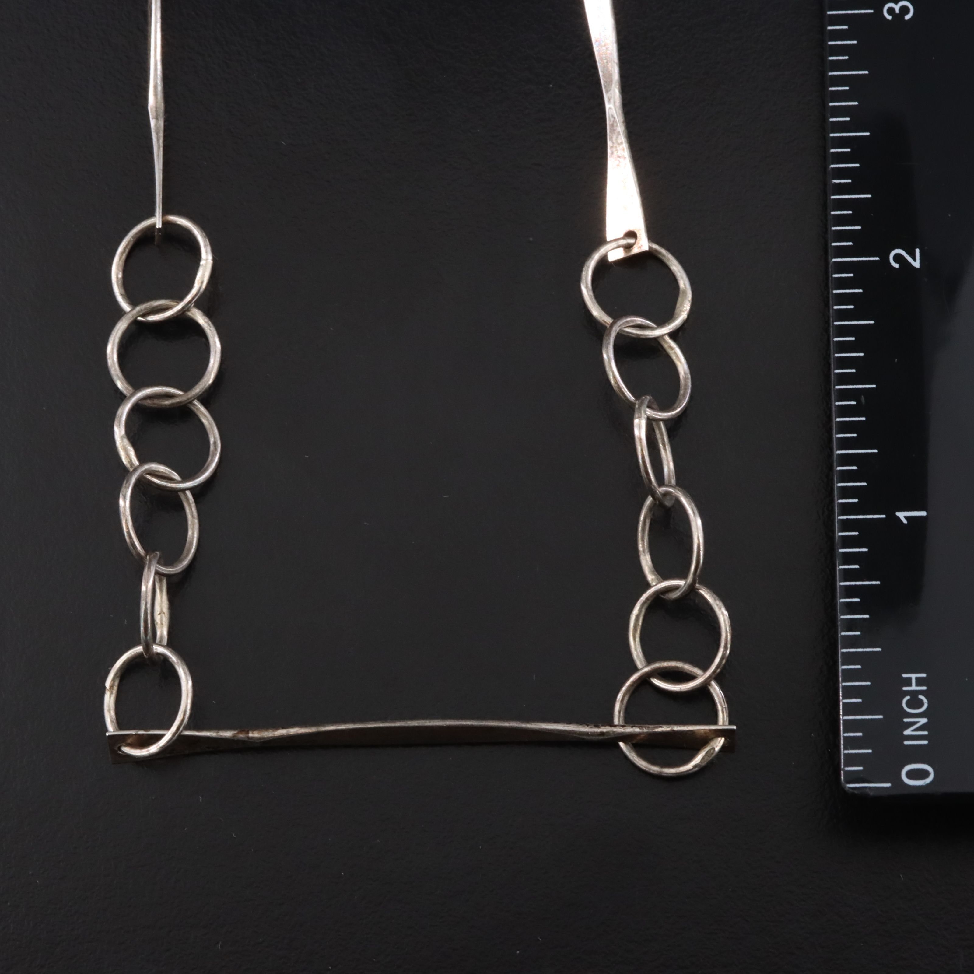 Sterling Fancy Link Necklace