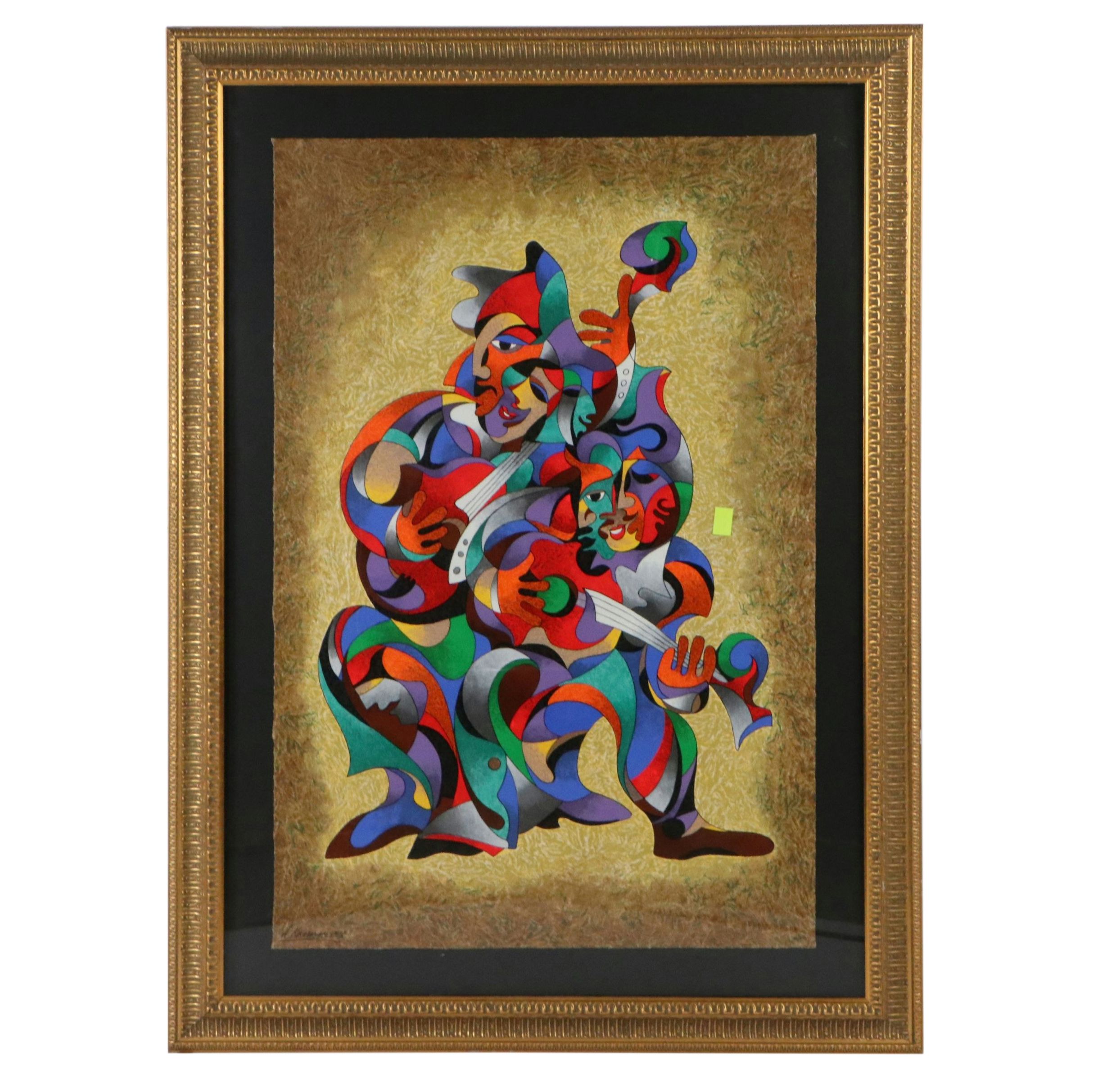 Anatole Krasnyansky Serigraph "Serenade II," Late 20th to 21st Century