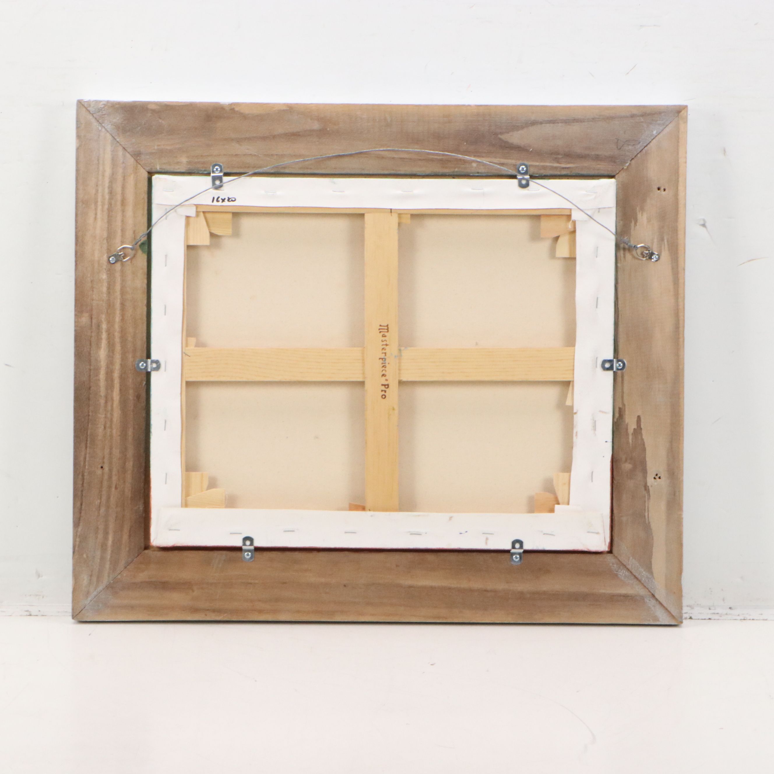 Thea Mamukelashvili Oil Painting of Sunflower Field, 21st Century