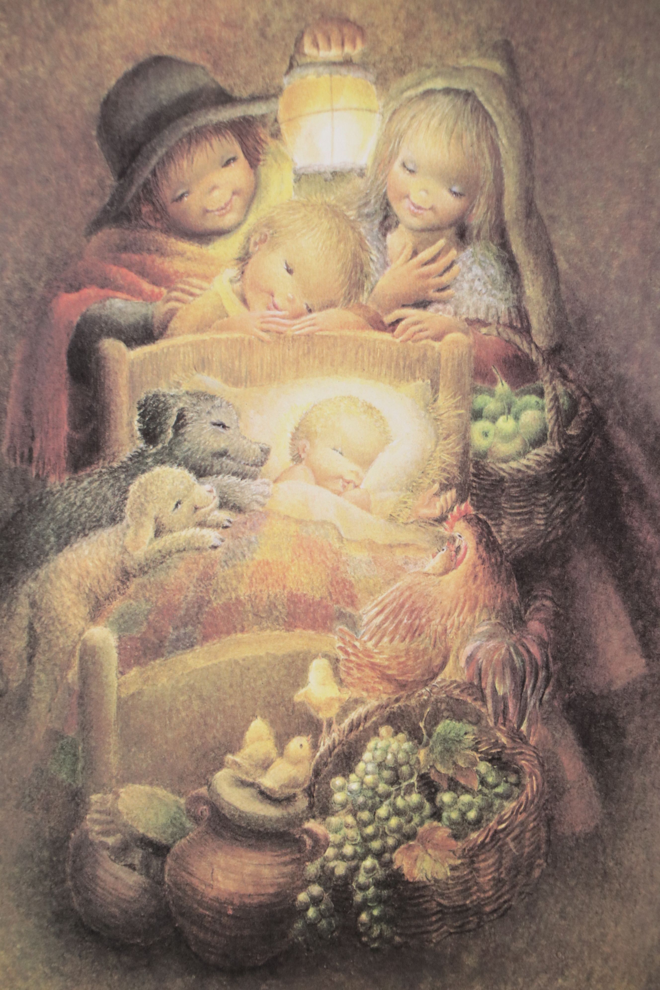 Juan Ferrandiz Castells Offset Lithograph "Oh, Small Child," 1981