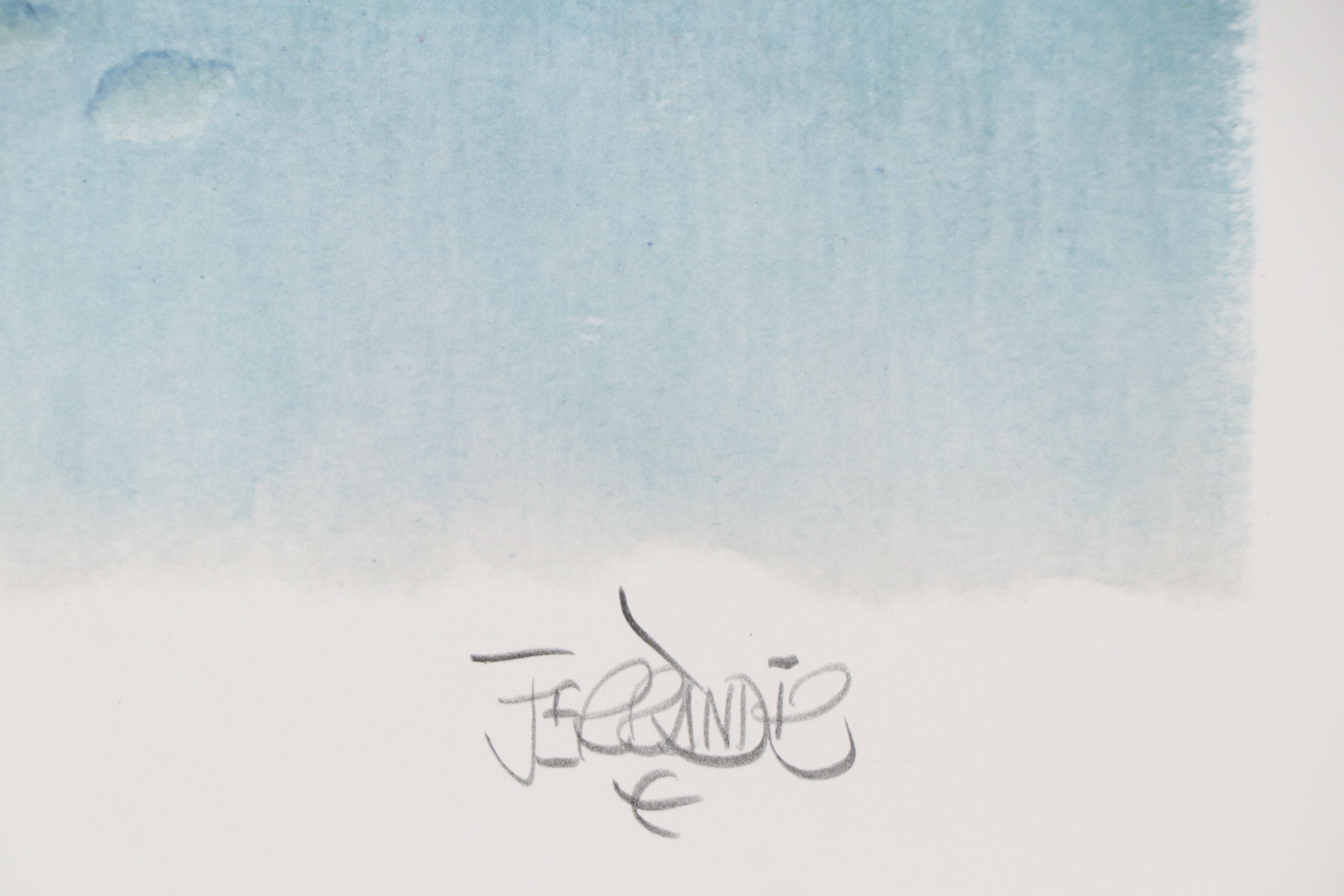 Juan Ferràndiz Castells Offset Lithograph "My Star," 1980