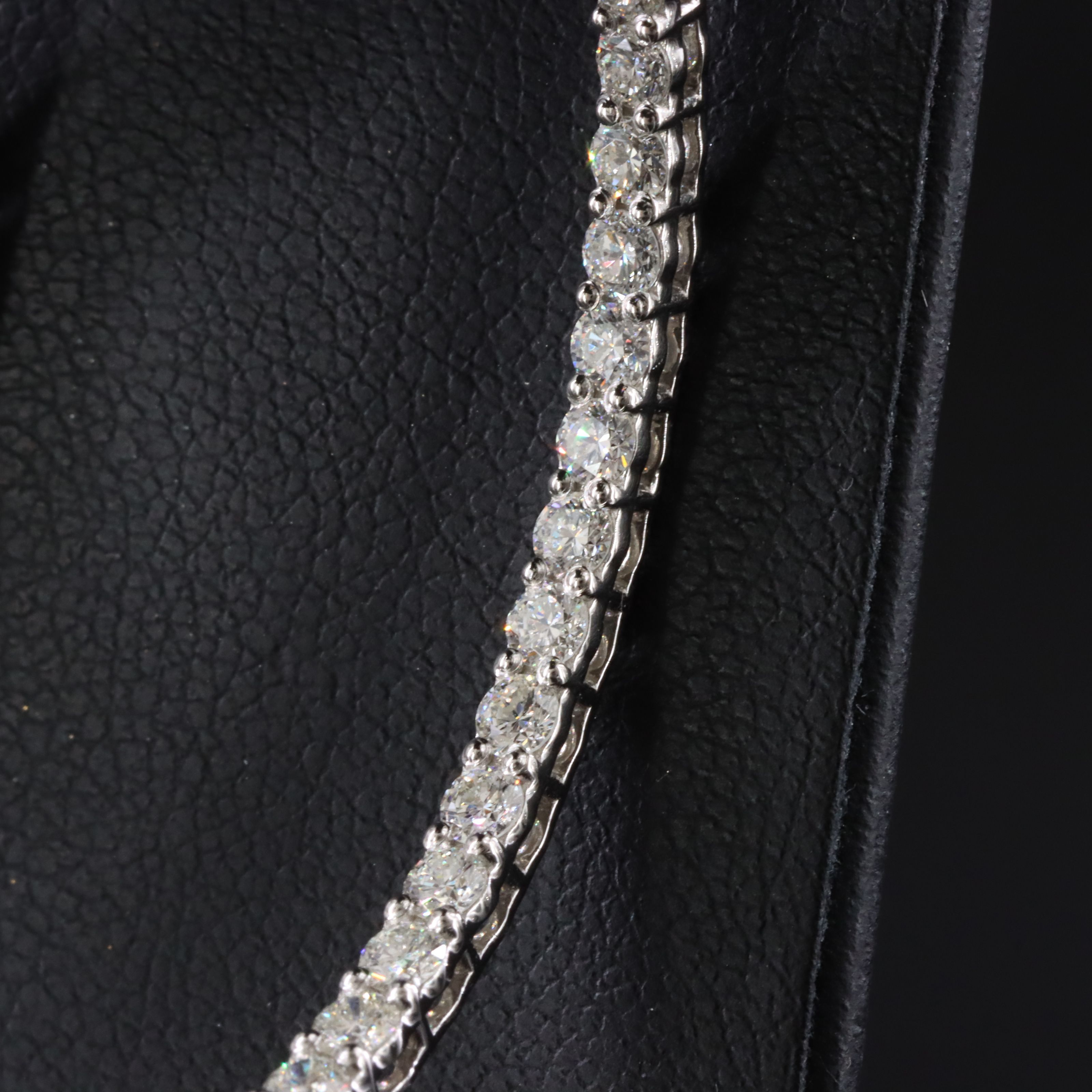 Platinum 4.51 CTW Diamond Inside-Out Hoop Earrings