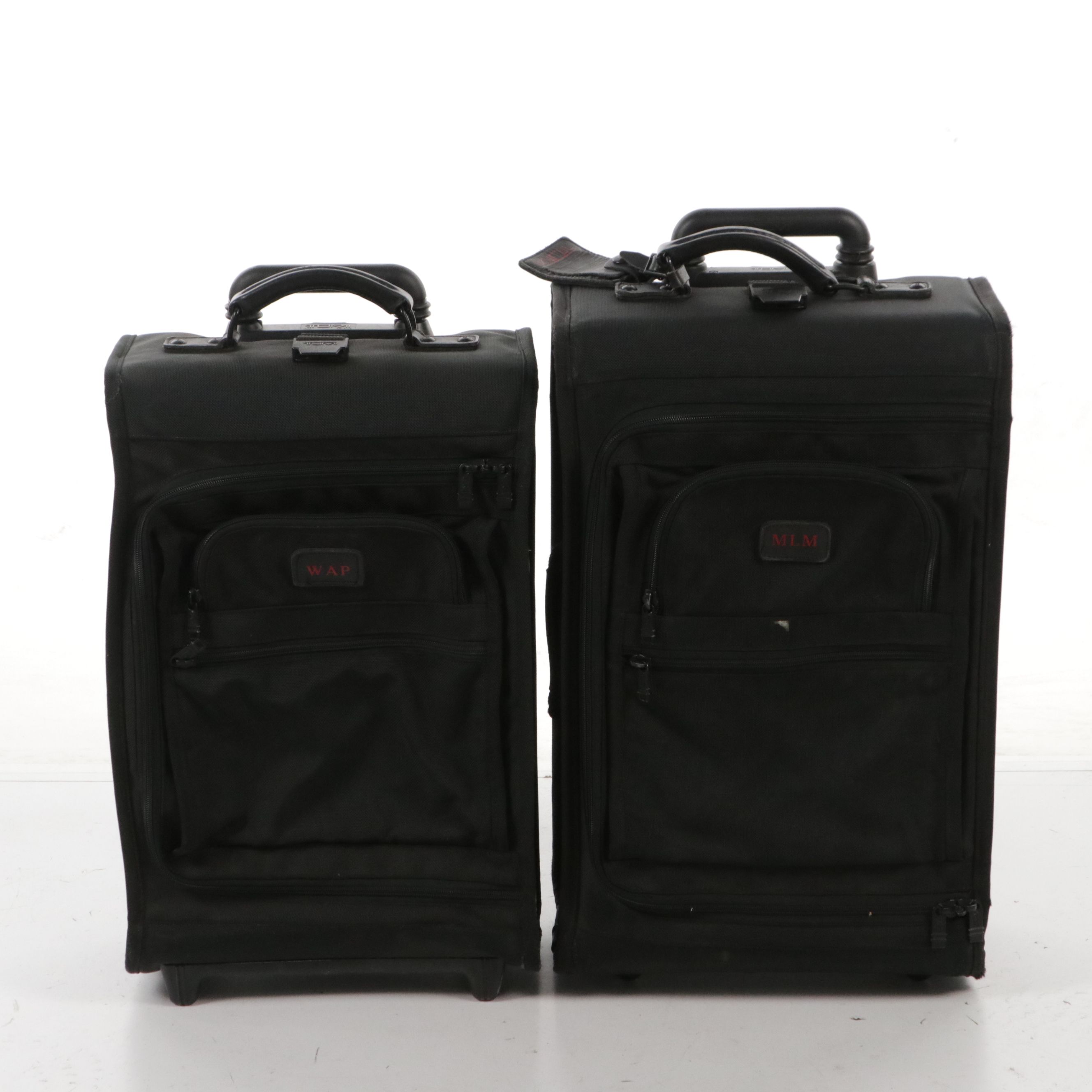 Tumi Two-Wheel Carry-On Luggage in Black Textile