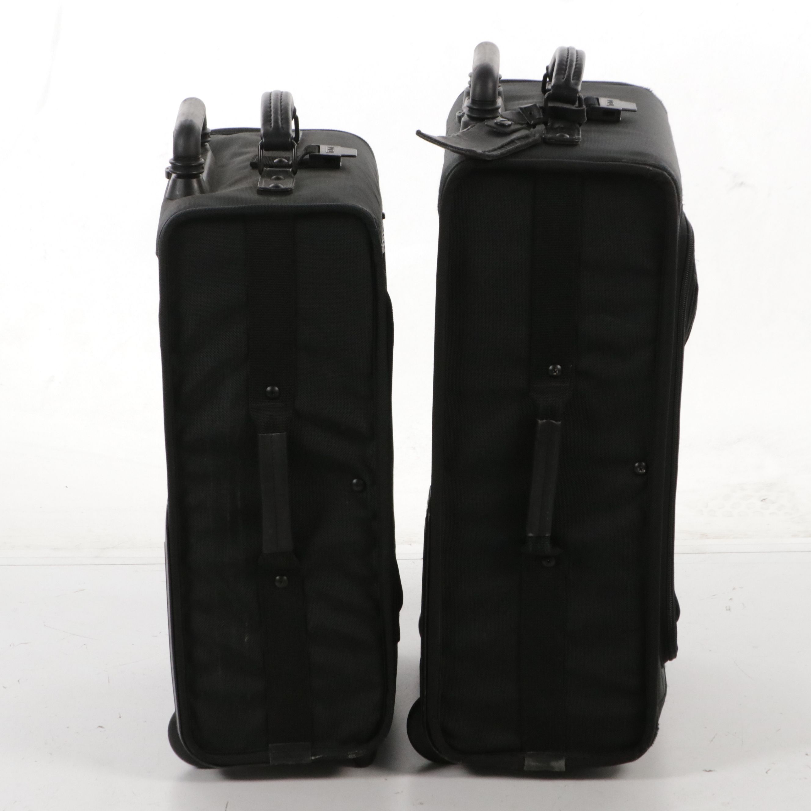 Tumi Two-Wheel Carry-On Luggage in Black Textile