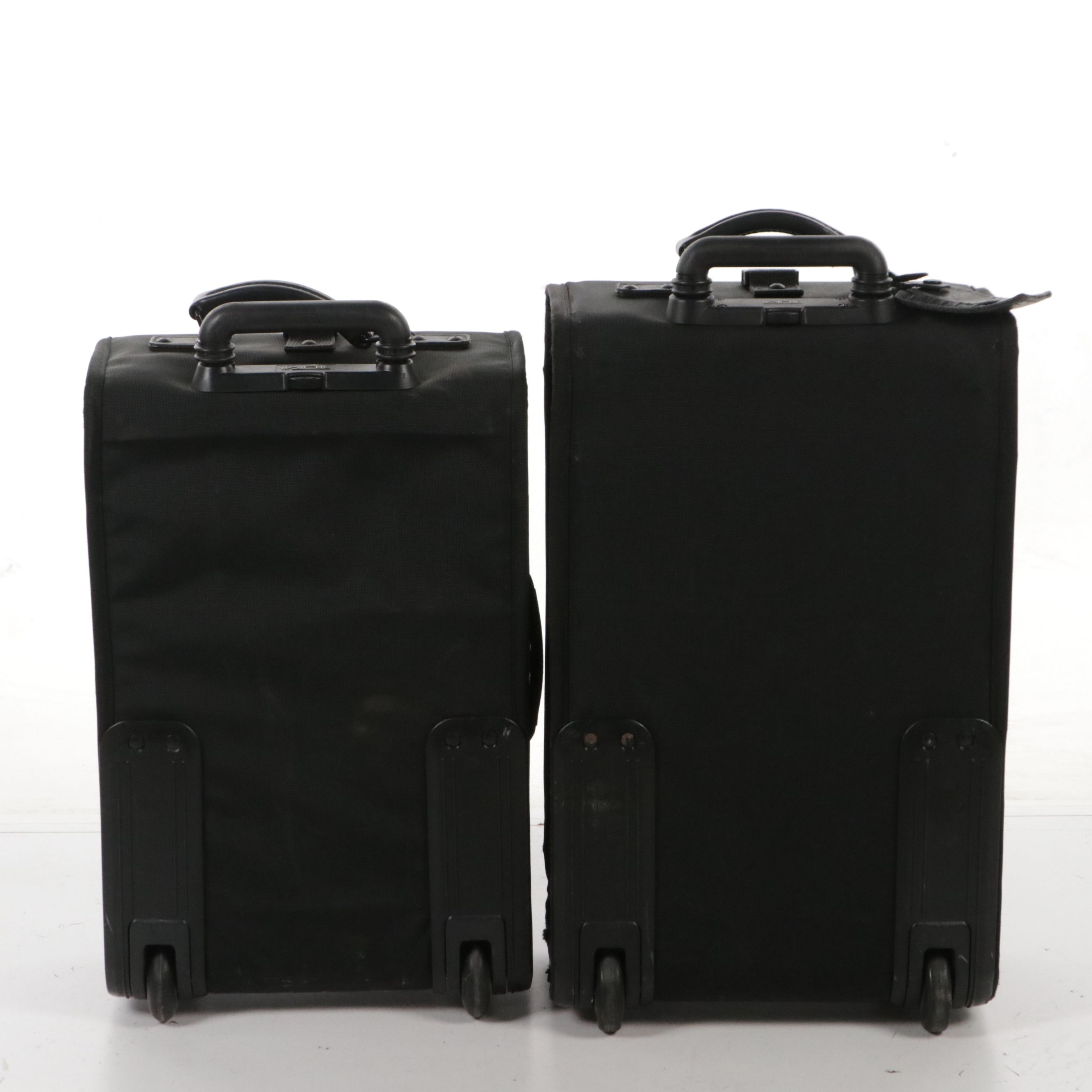Tumi Two-Wheel Carry-On Luggage in Black Textile