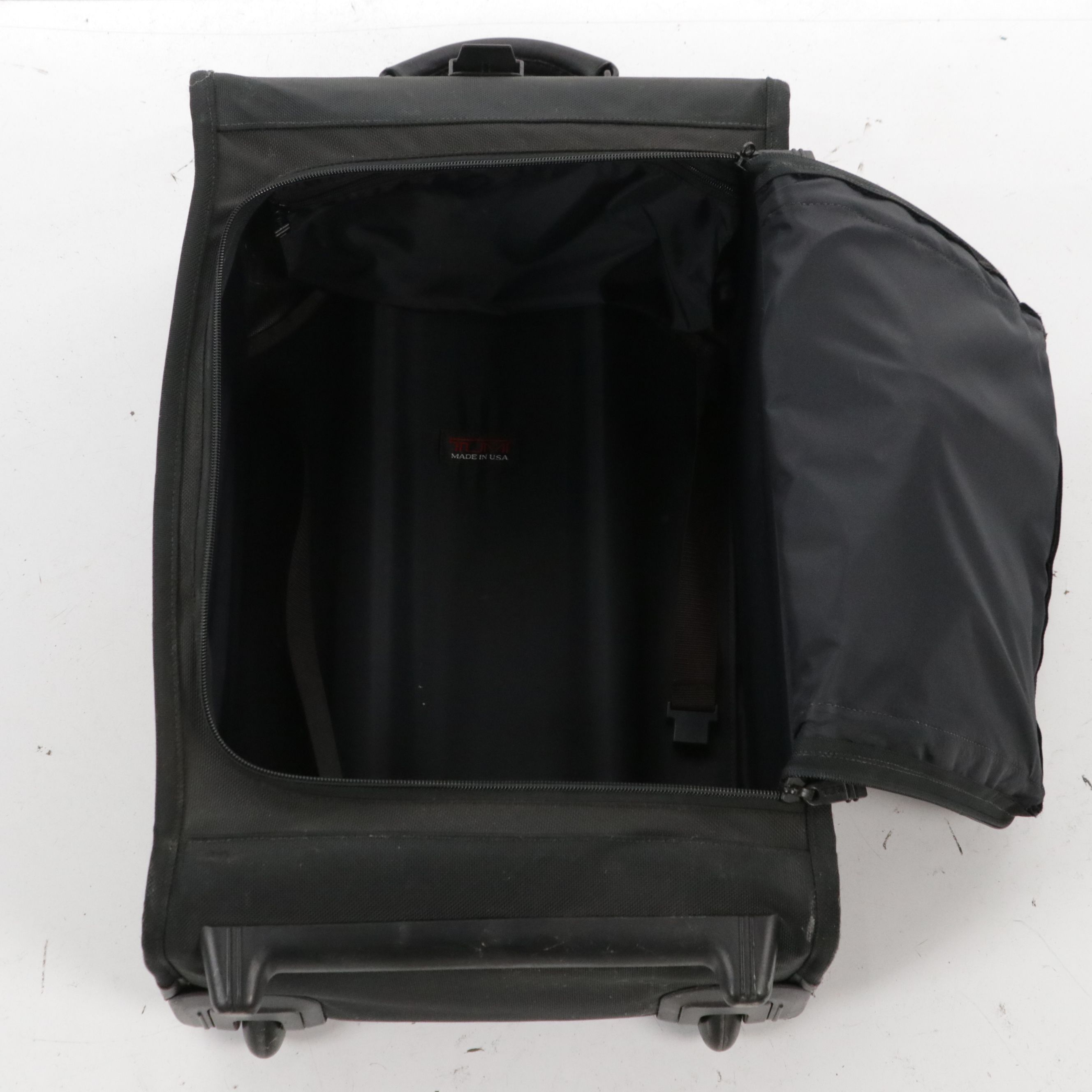 Tumi Two-Wheel Carry-On Luggage in Black Textile