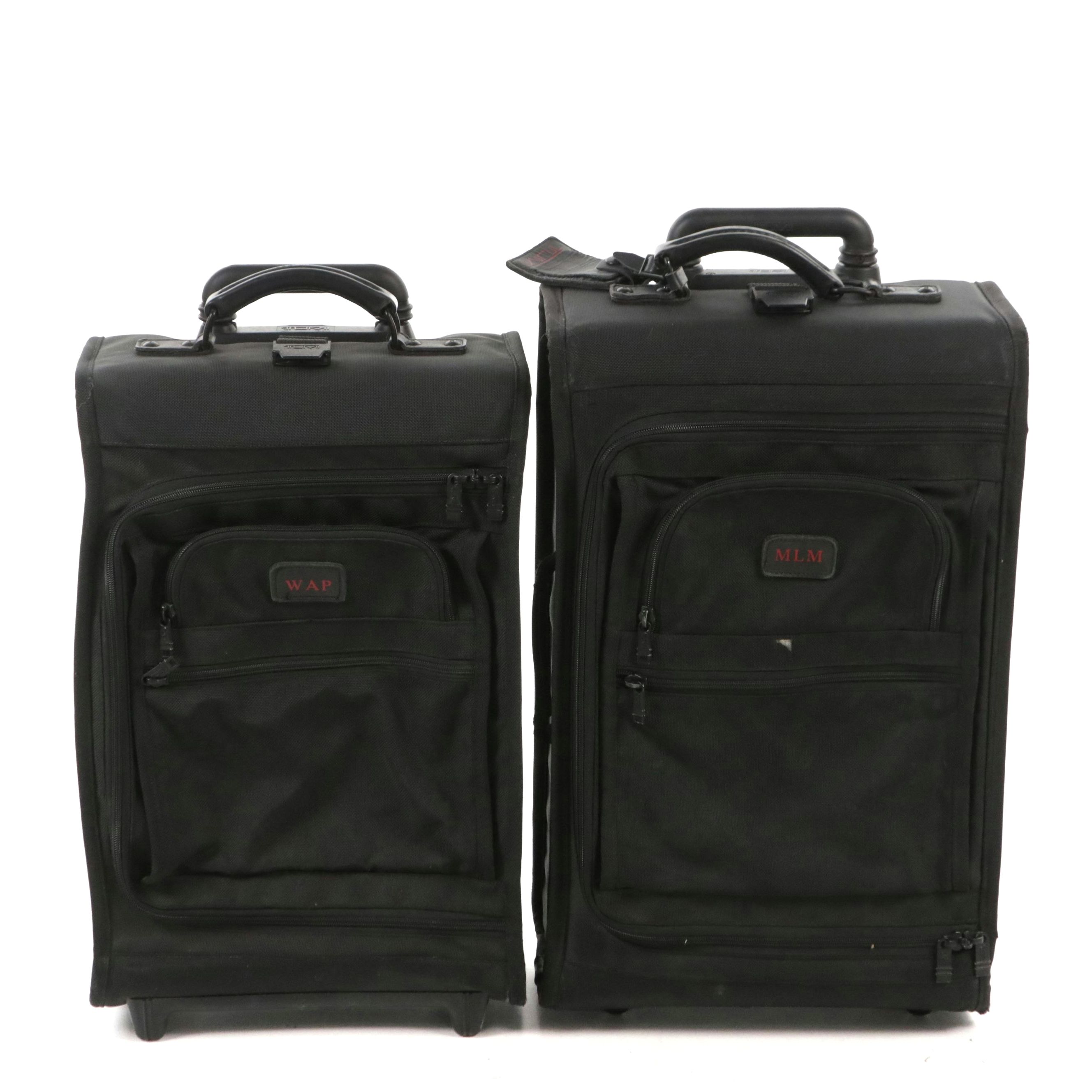 Tumi Two-Wheel Carry-On Luggage in Black Textile