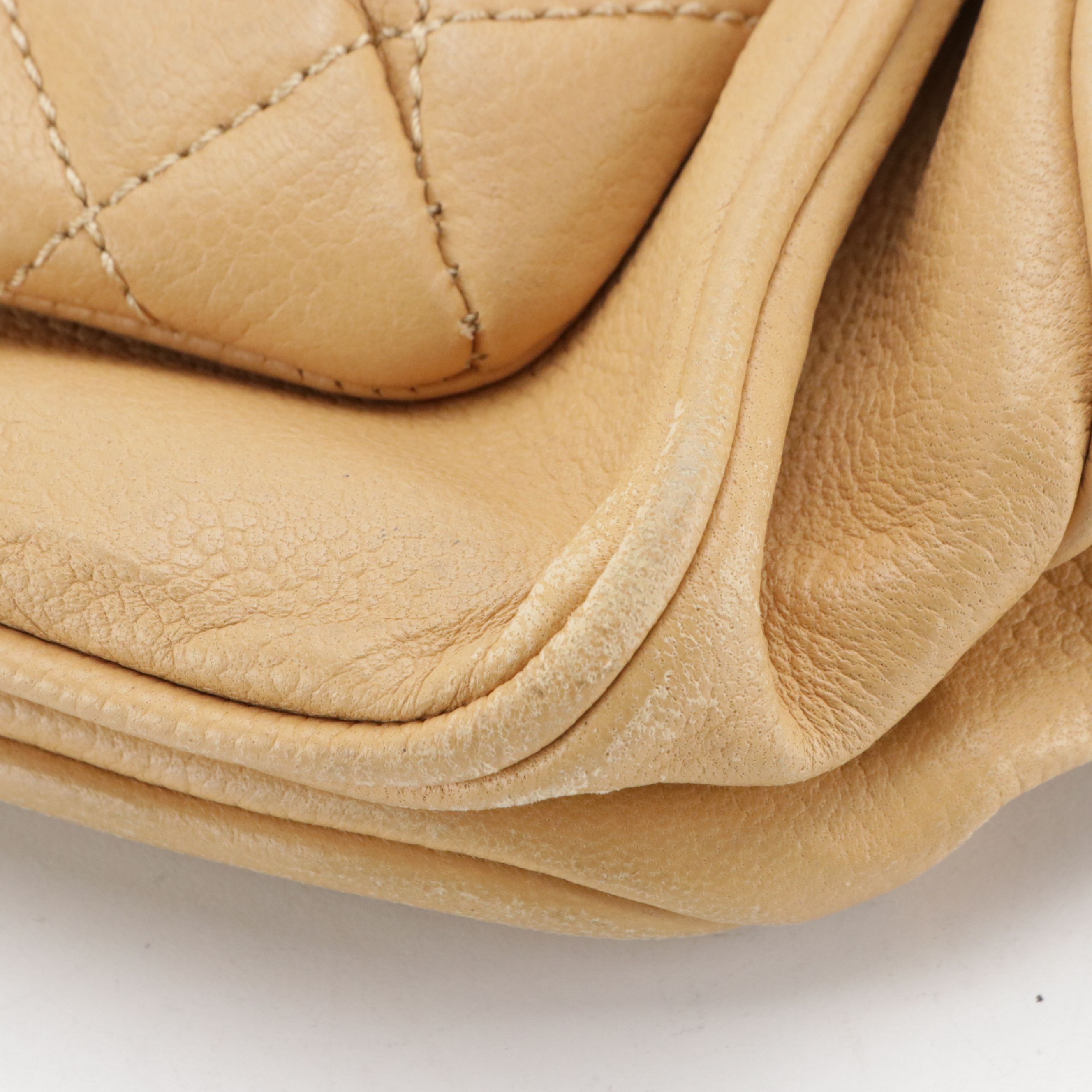 Chanel Mademoiselle Lock Flap Accordion Shoulder Bag in Quilted Caviar Leather