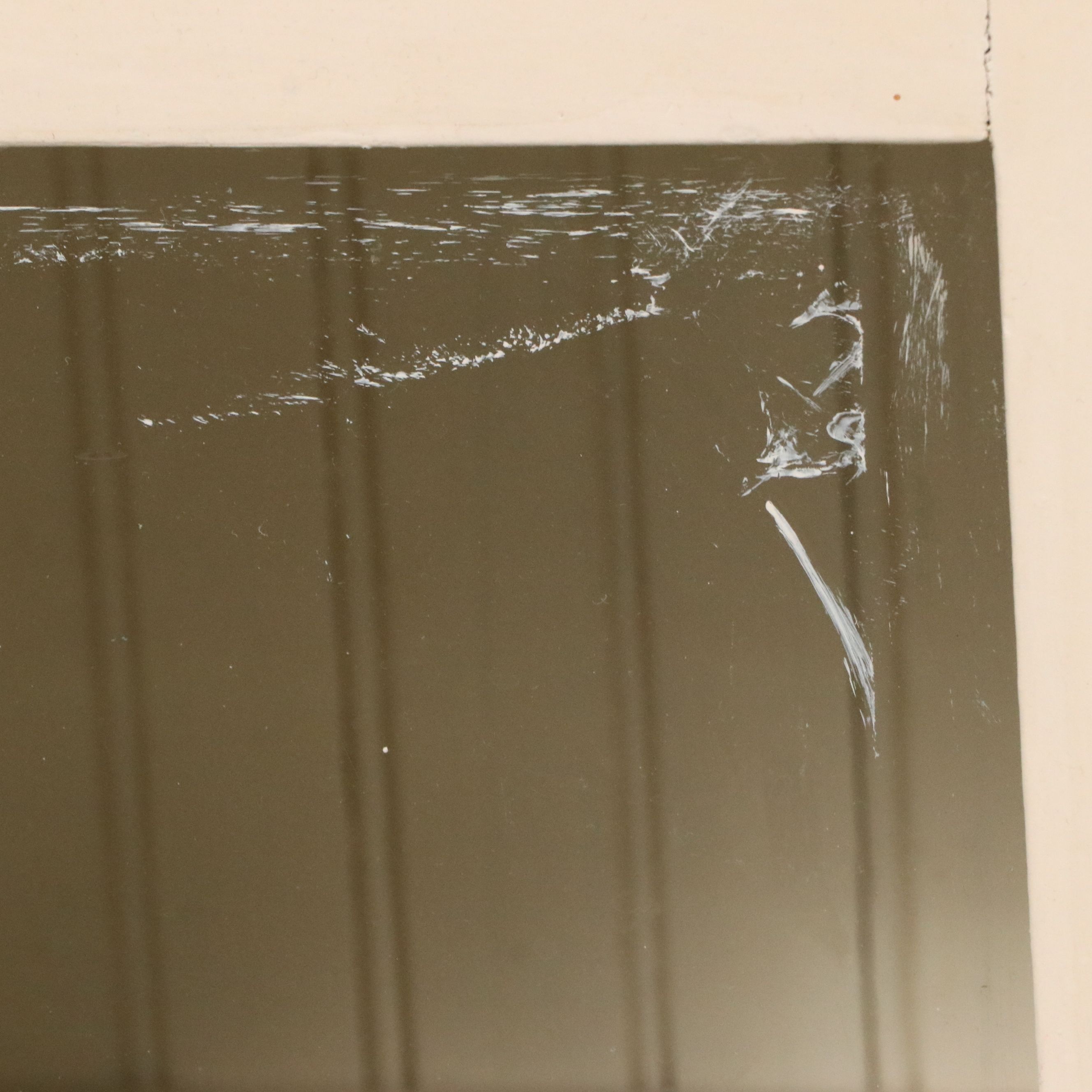 Painted Wood Cabinet Bookcase with Bakelite Pulls, Early to Mid-20th Century