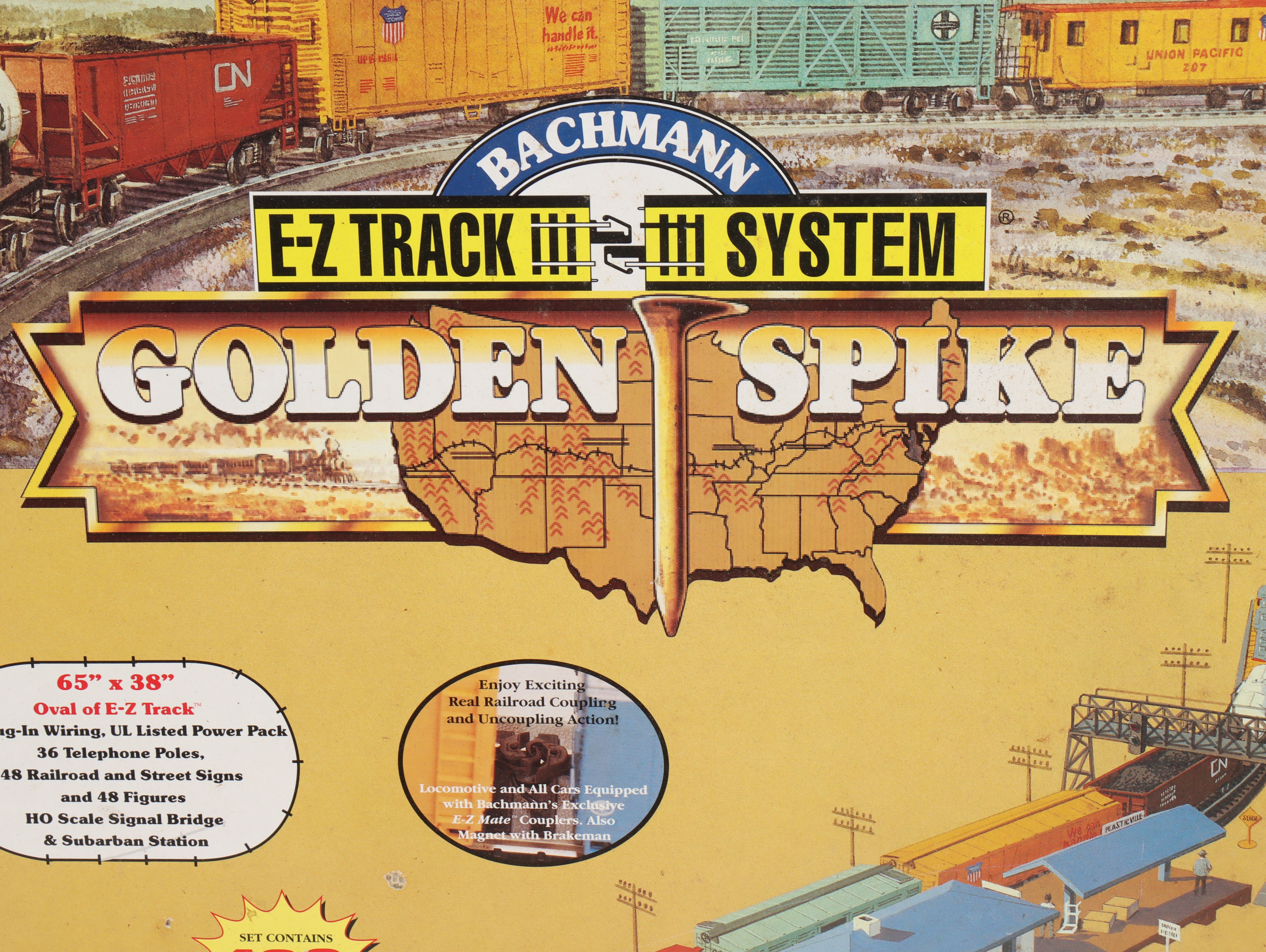 Bachmann "Golden Spike" E-Z Tack System Train Set