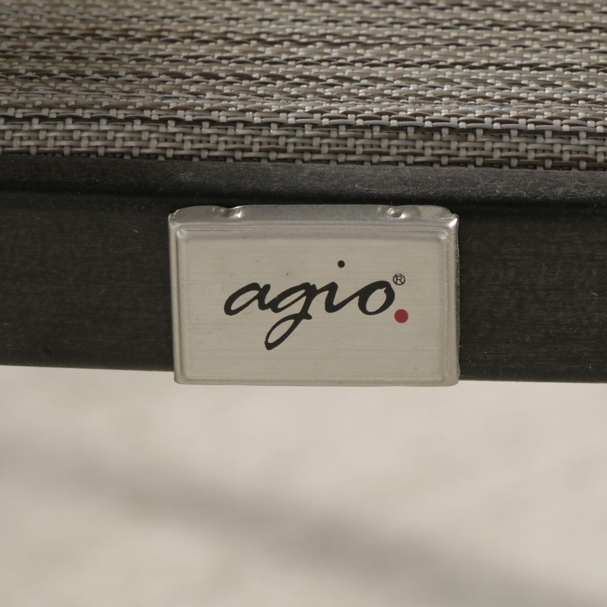 Agio Patio Tile-Top Dining Table with Six Chairs