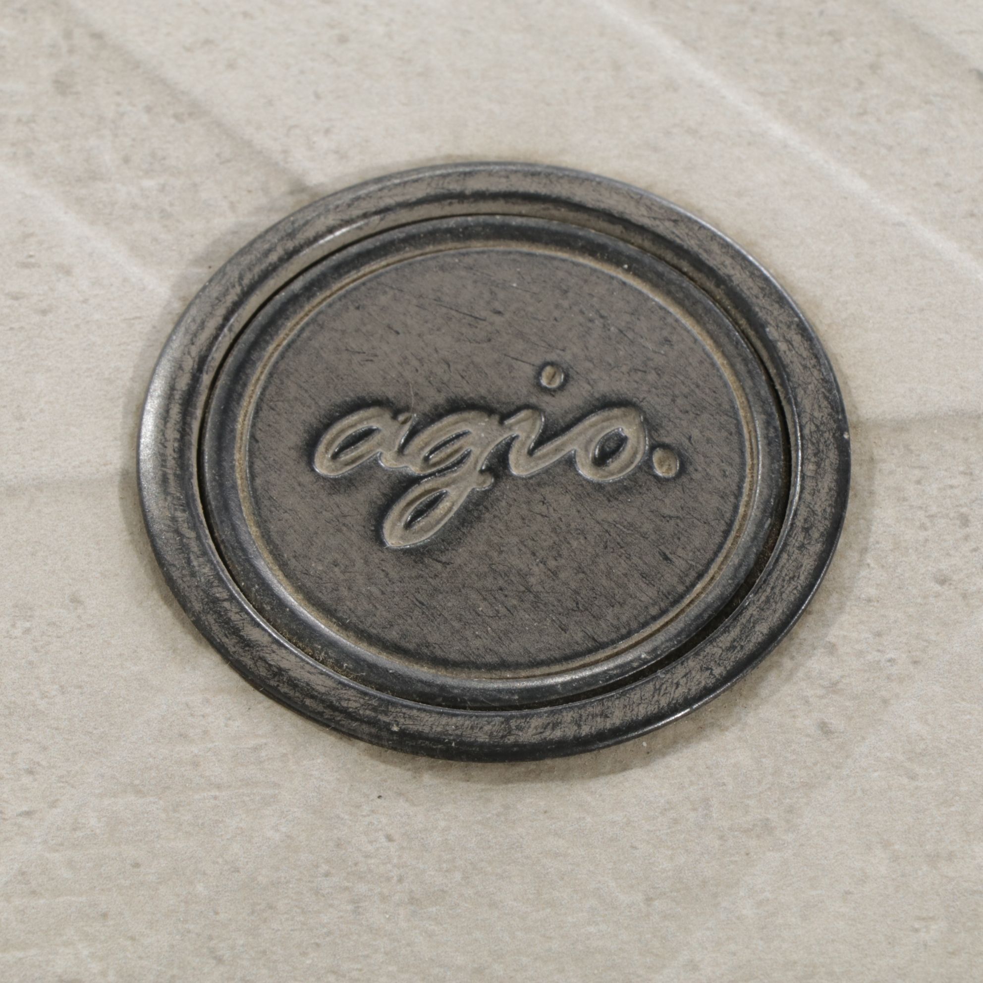 Agio Patio Tile-Top Dining Table with Six Chairs