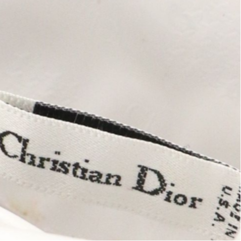 Christian Dior Vintage Travel Toiletry Bag in Dragonfly and Tassel Motif Cotton