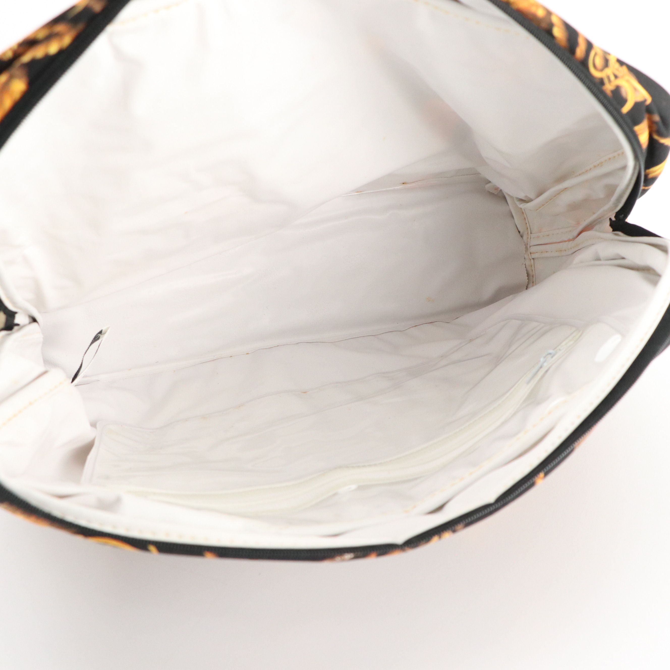 Christian Dior Vintage Travel Toiletry Bag in Dragonfly and Tassel Motif Cotton