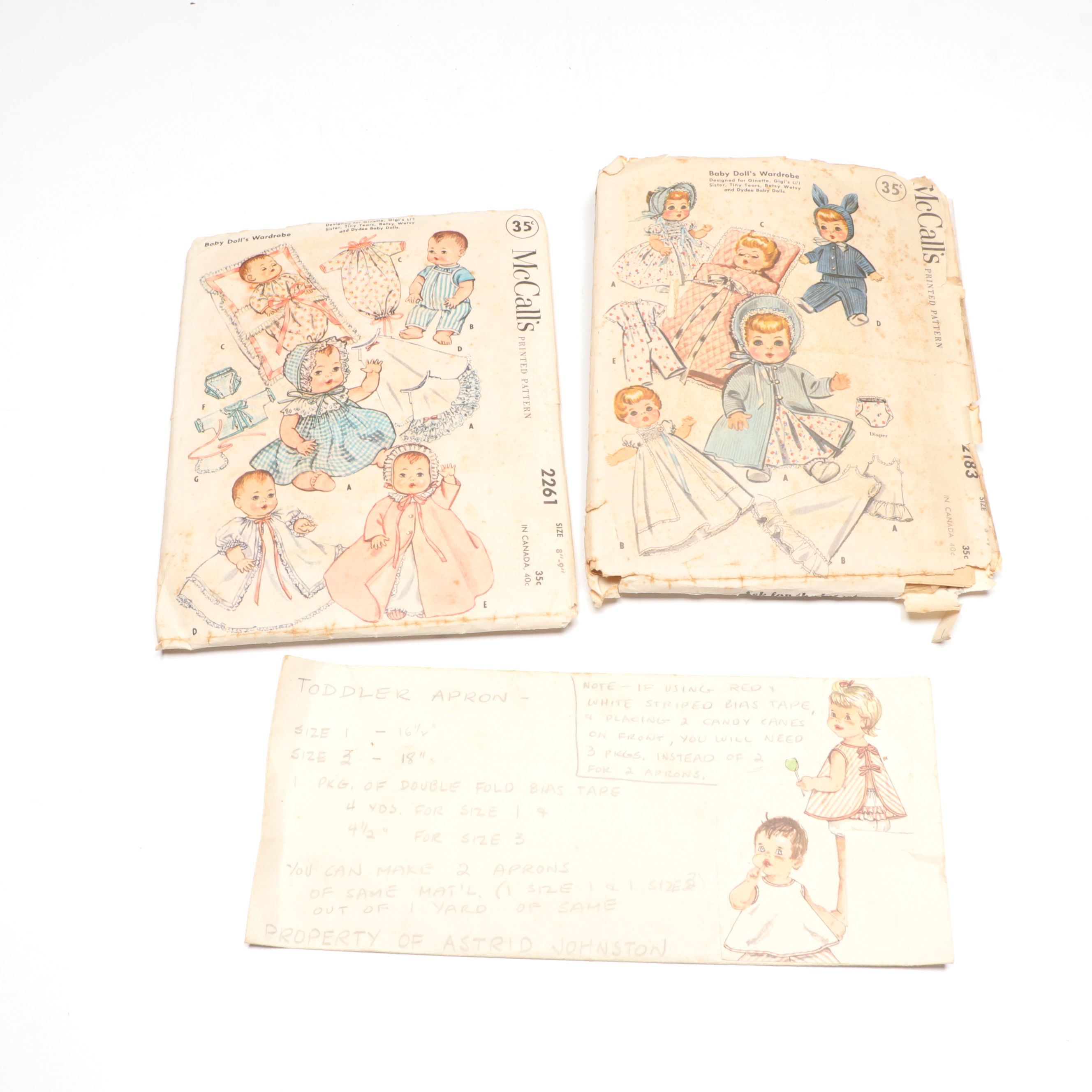 Vintage Porcelain Doll Parts and Accessories