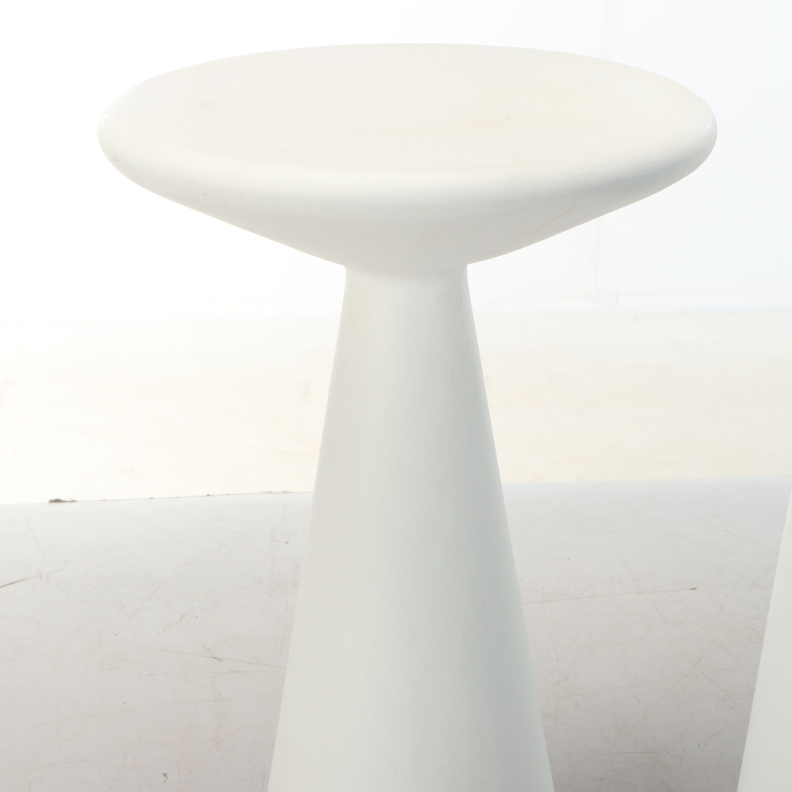 Pair of TOV Furniture Concrete Accent Tables