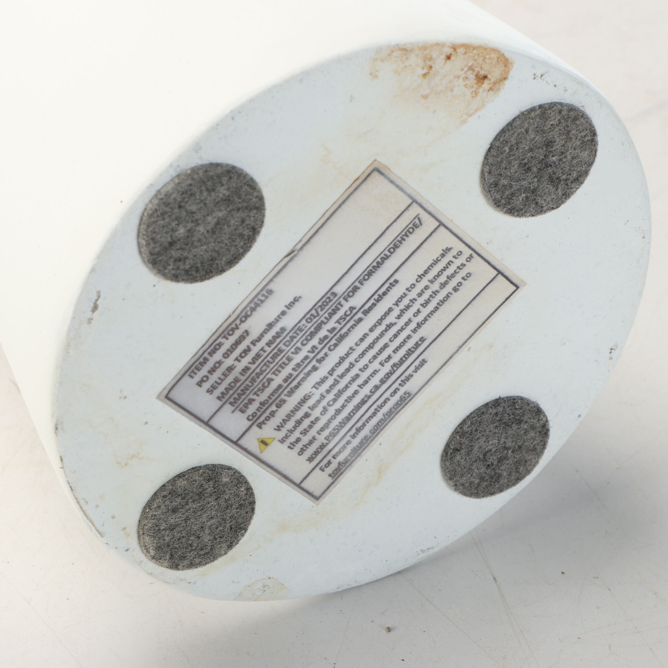 Pair of TOV Furniture Concrete Accent Tables