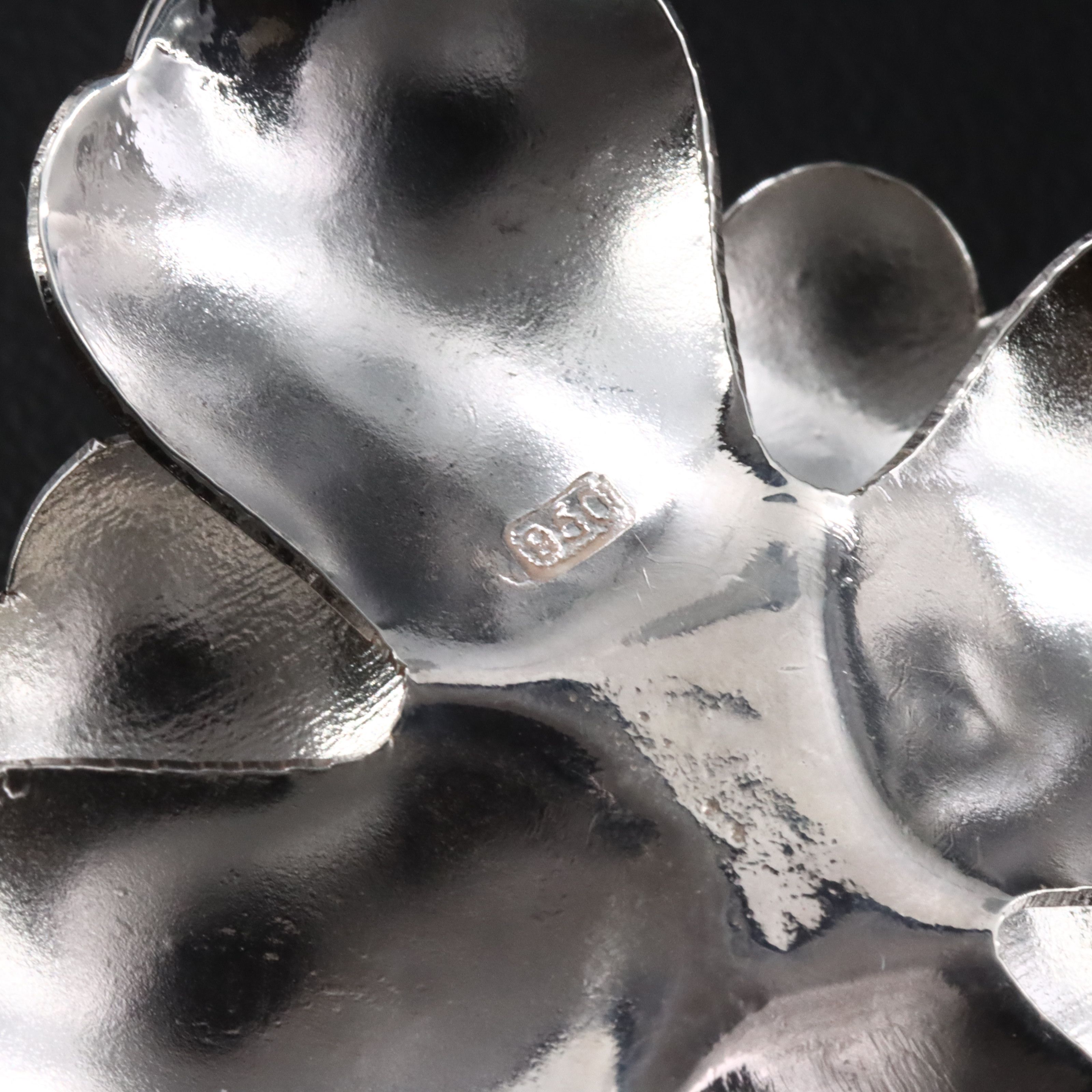 Sterling Floral Pendant