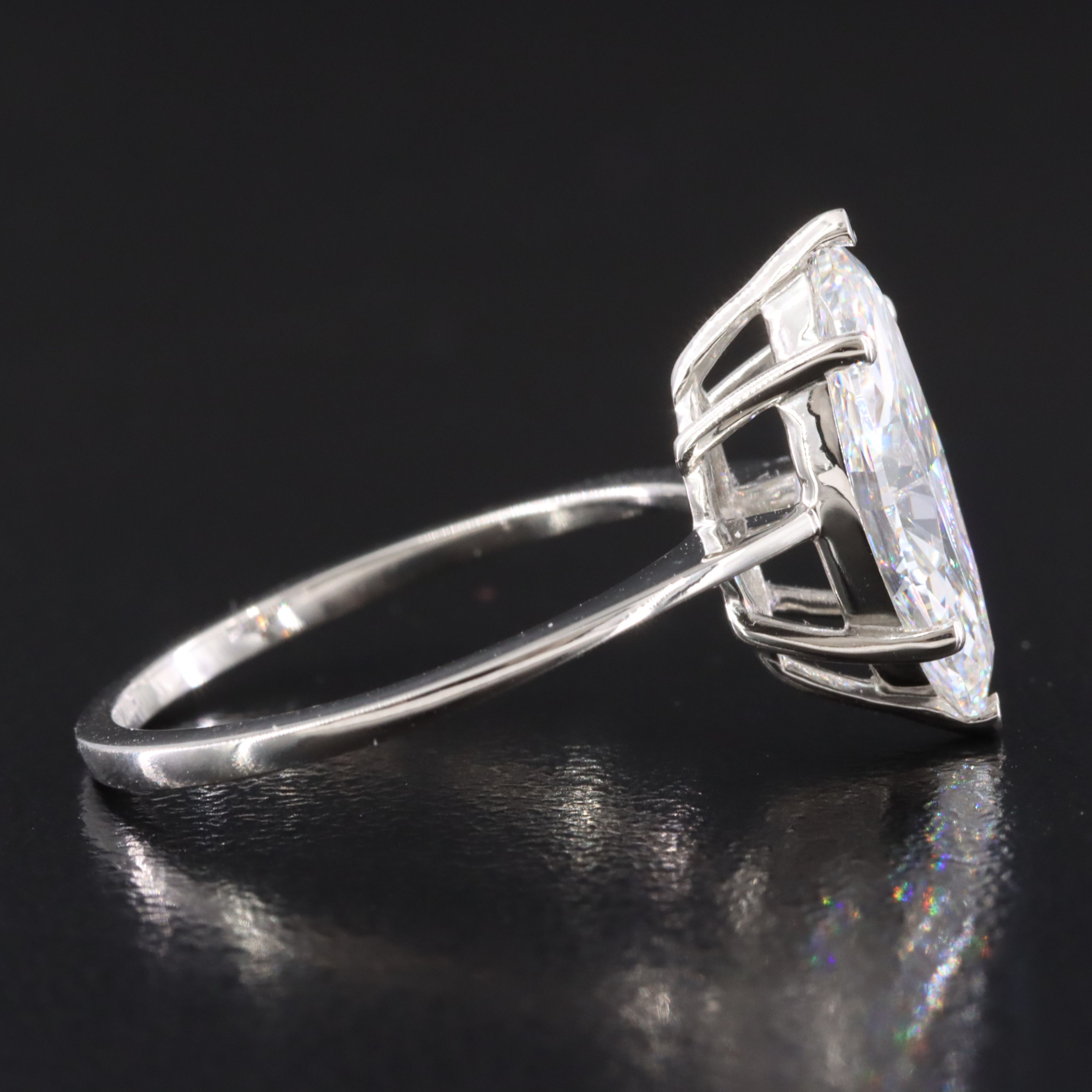 Platinum 2.00 CT Lab Grown Diamond Solitaire Ring with IGI Report