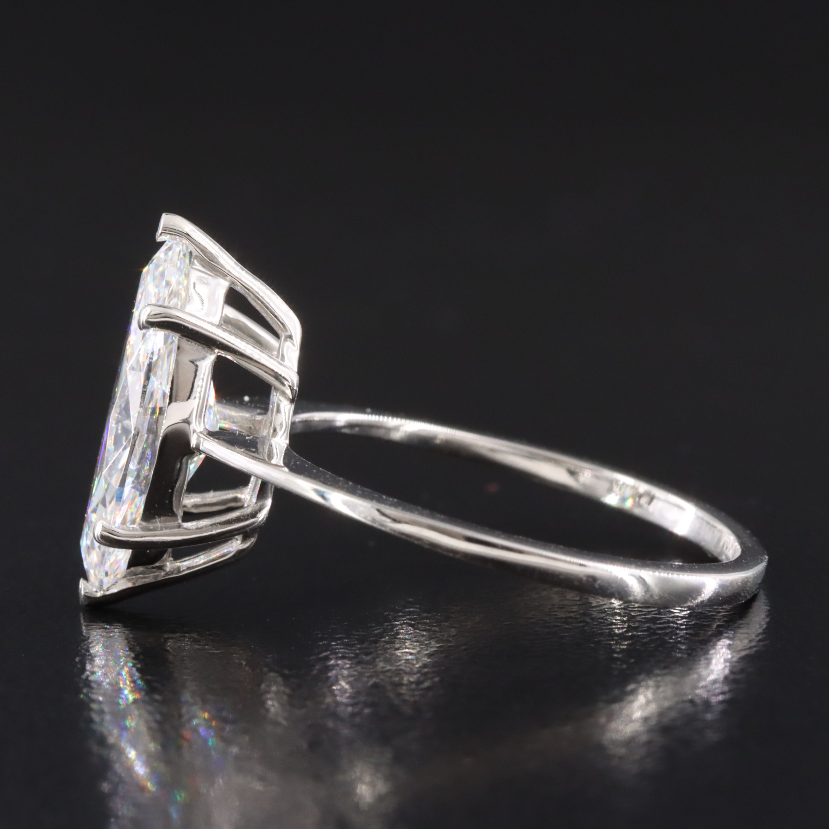 Platinum 2.00 CT Lab Grown Diamond Solitaire Ring with IGI Report