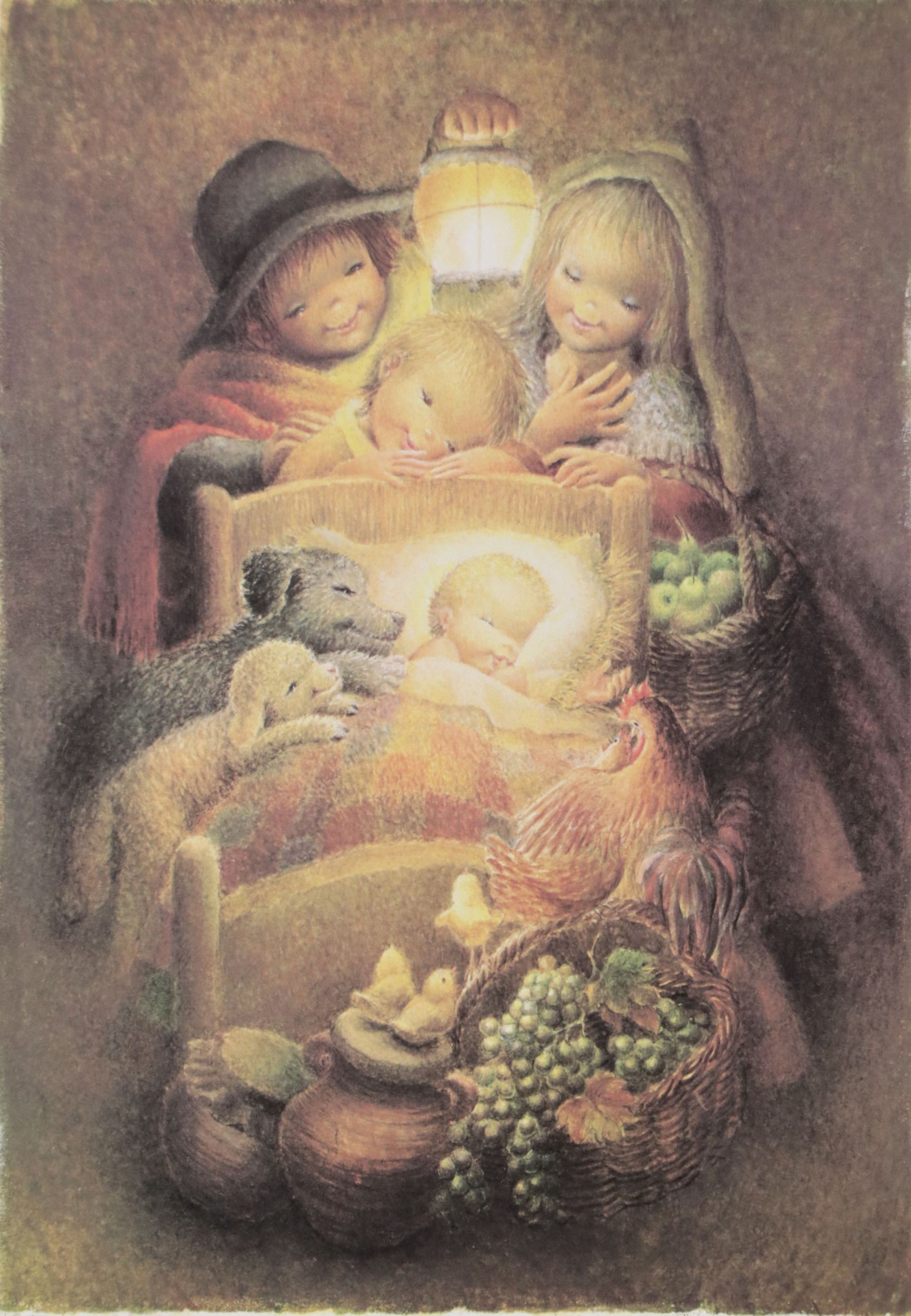 Juan Ferrandiz Castells Offset Lithograph "Oh, Small Child," 1981