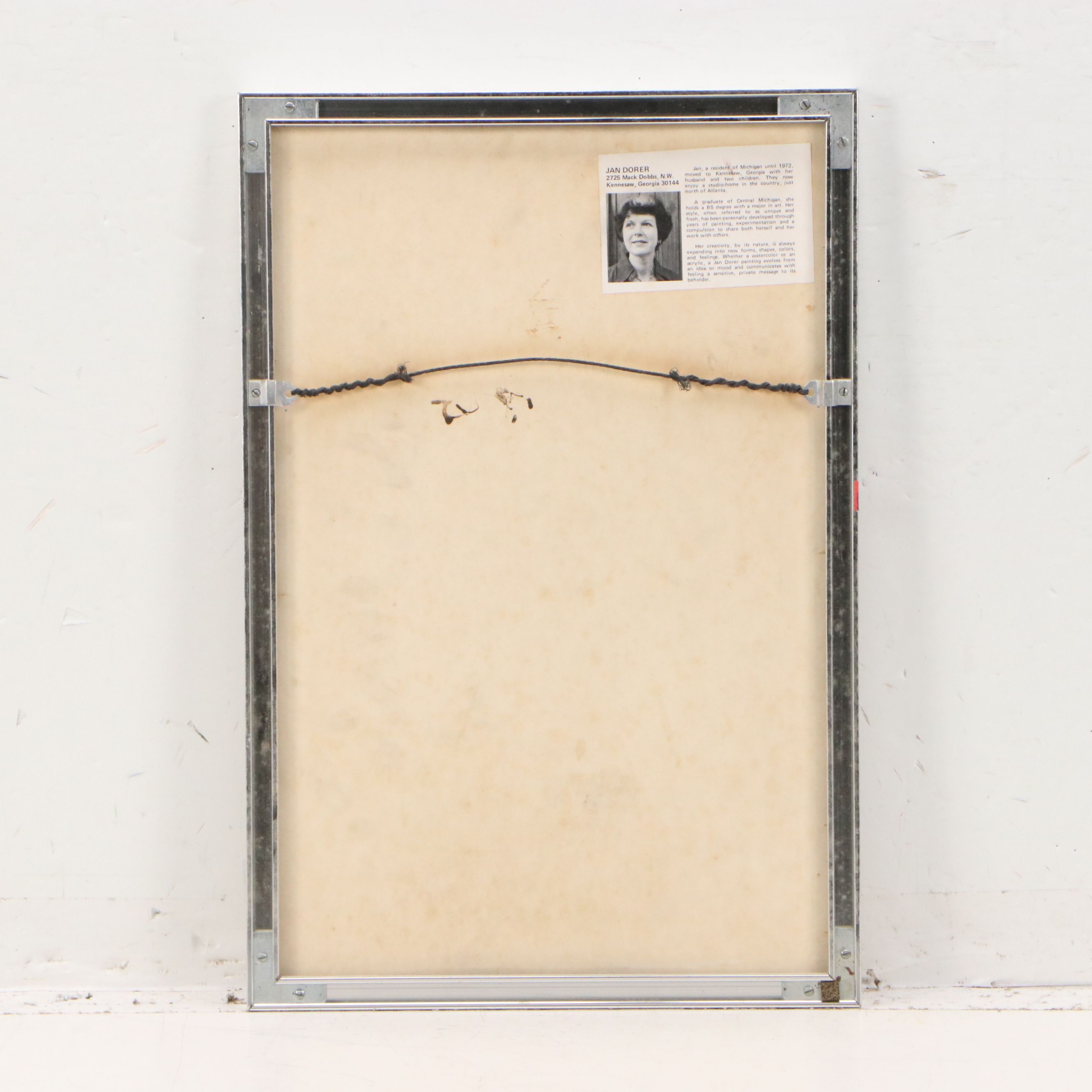 Abstract Floral Watercolor Painting