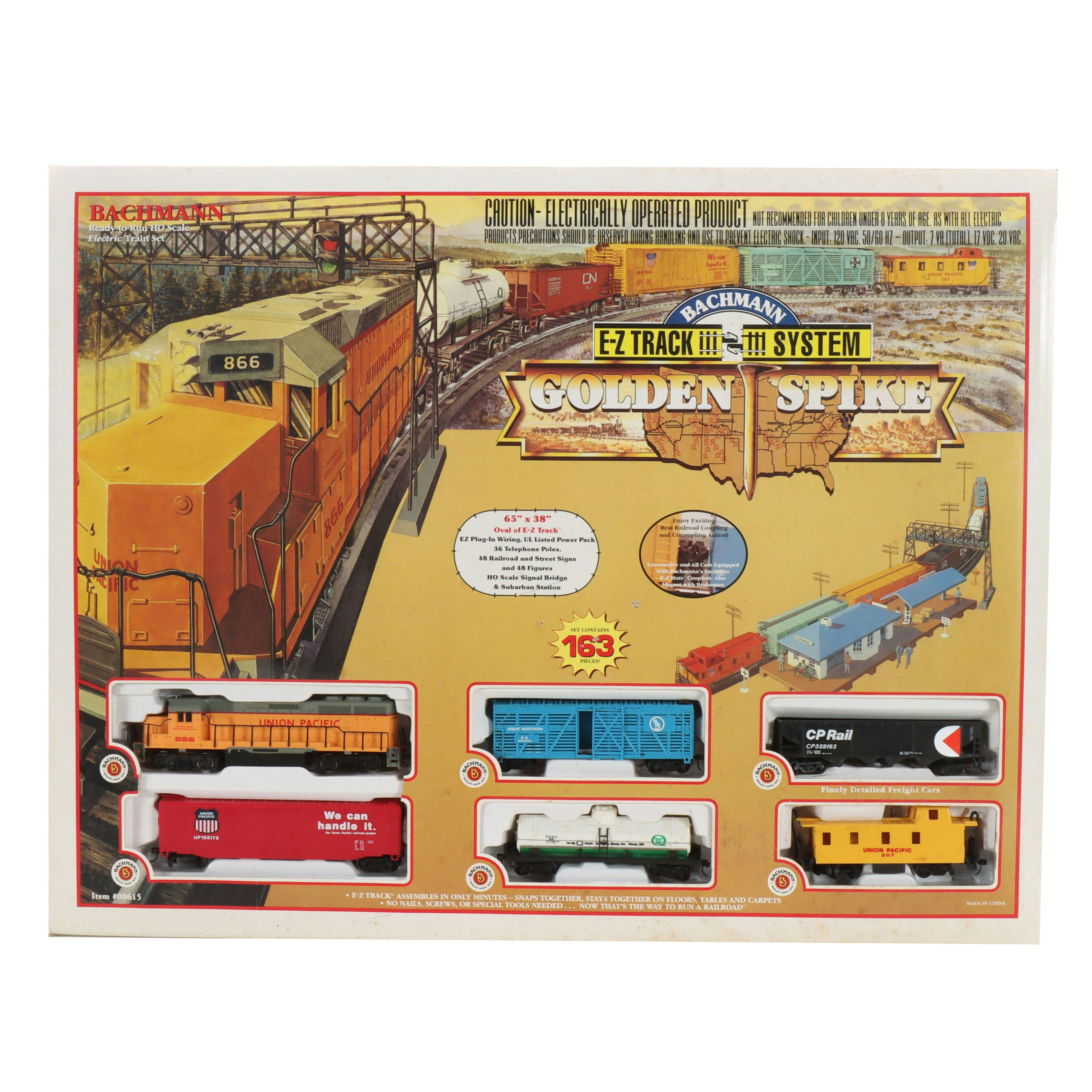Bachmann "Golden Spike" E-Z Tack System Train Set
