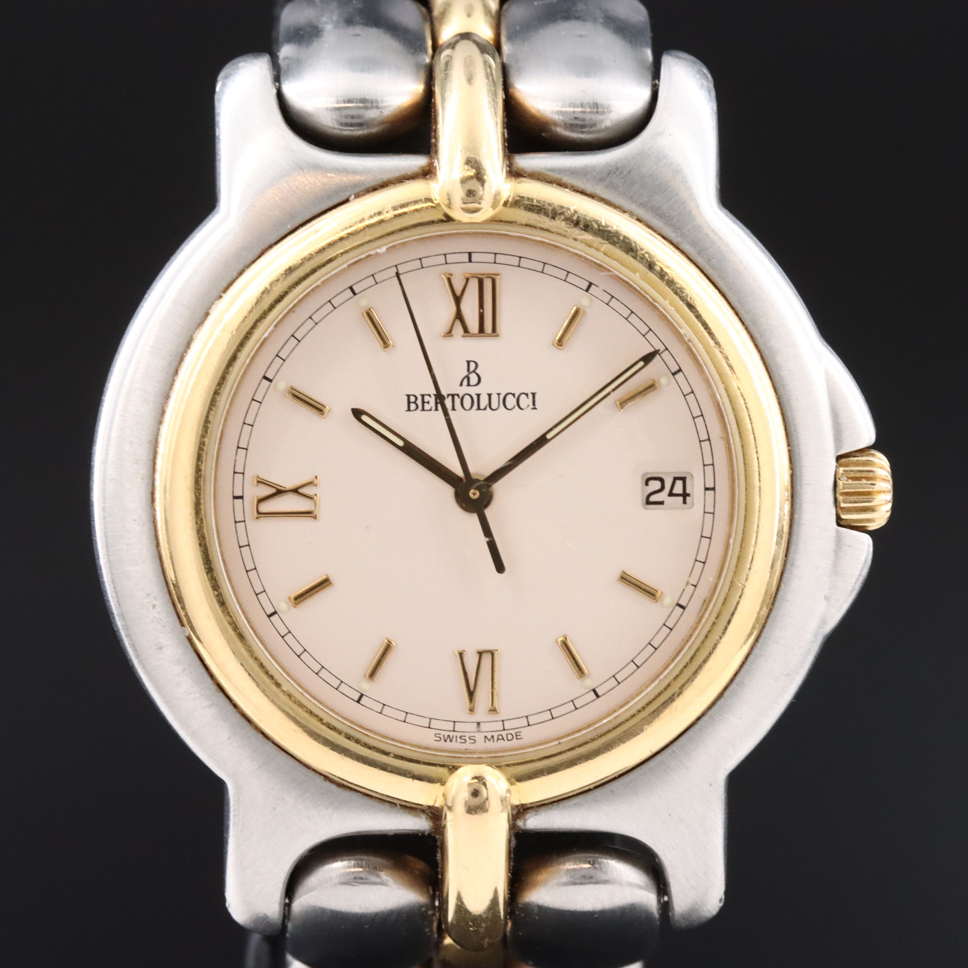 Bertolucci Pulchra 18K and Stainless Steel Swiss Quartz Watch