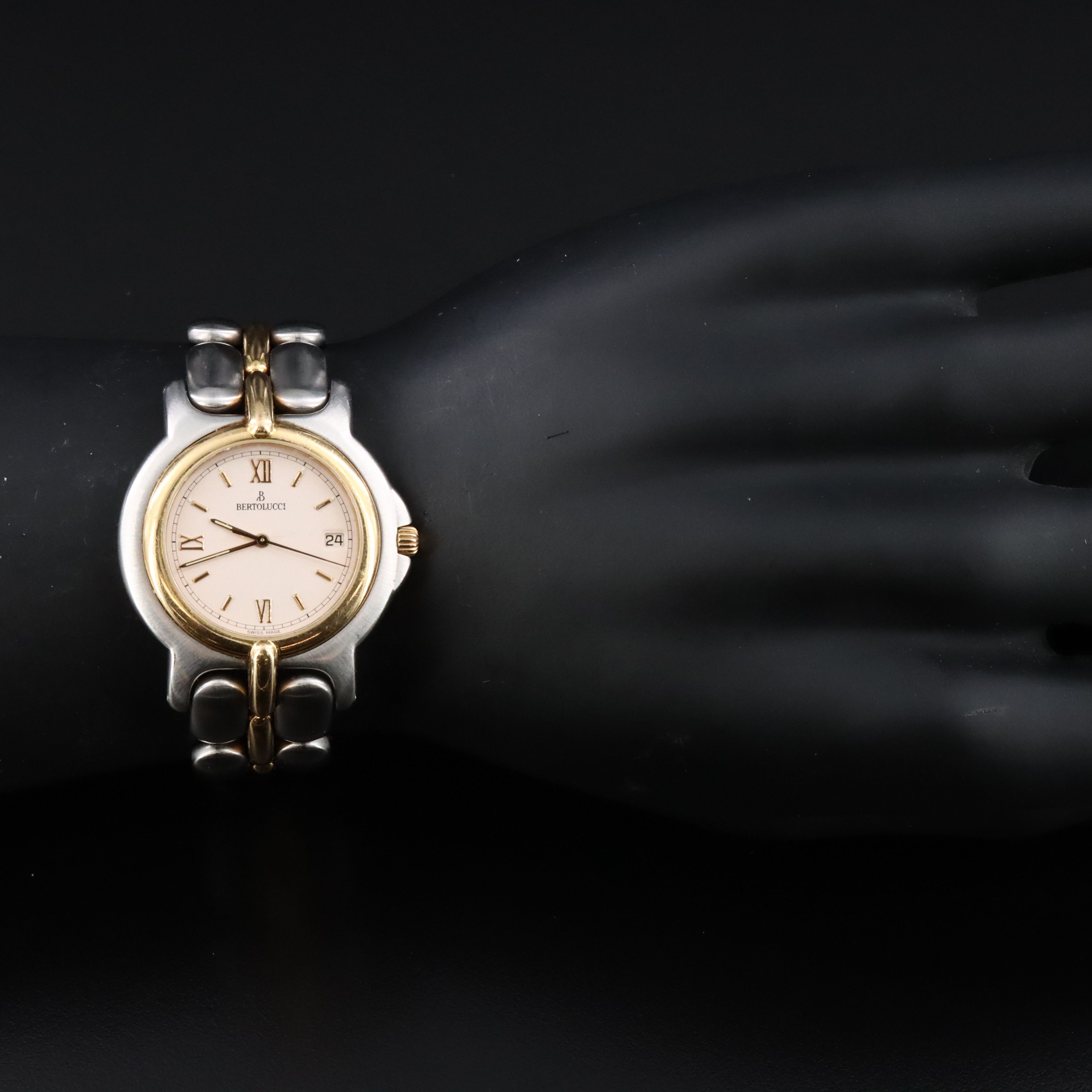 Bertolucci Pulchra 18K and Stainless Steel Swiss Quartz Watch