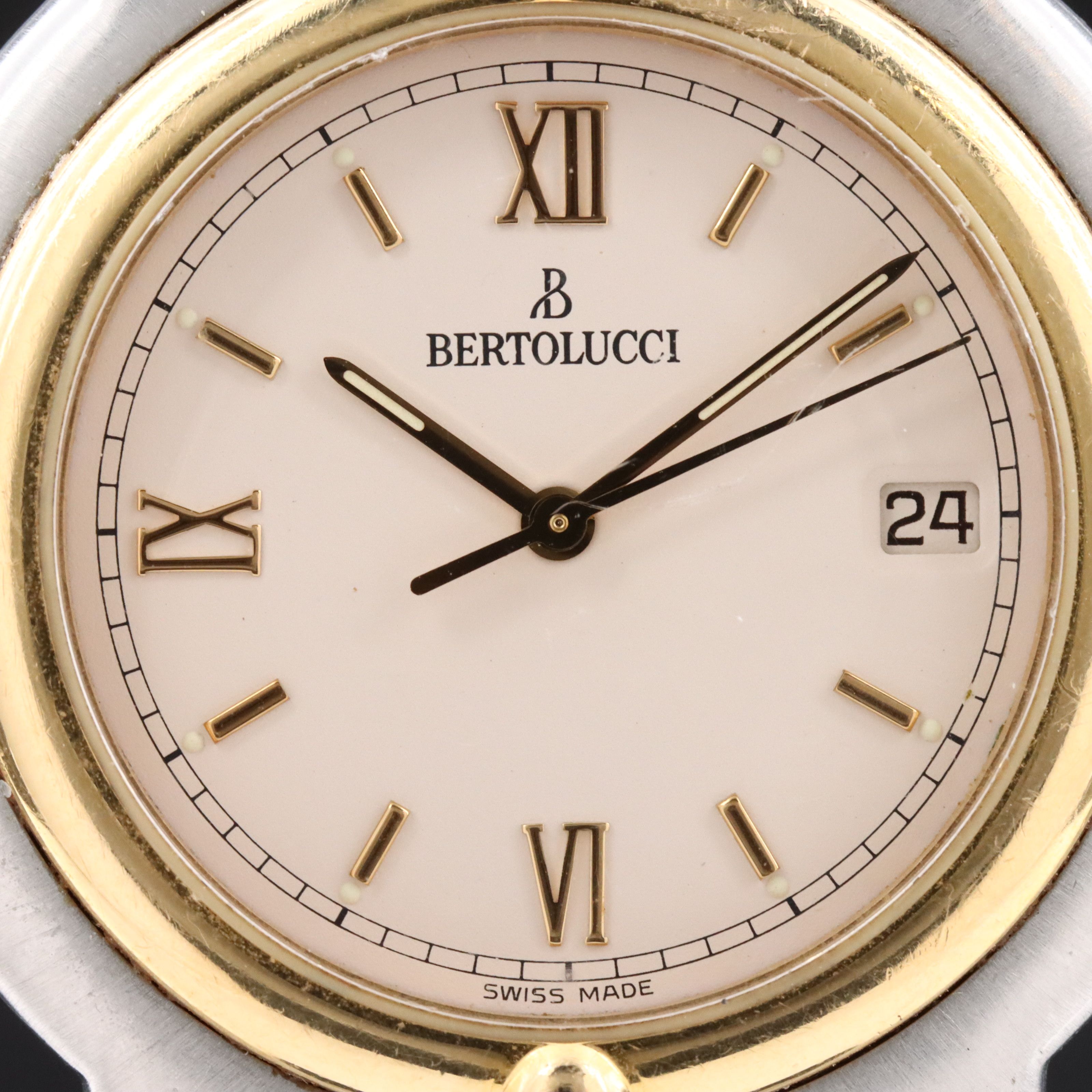 Bertolucci Pulchra 18K and Stainless Steel Swiss Quartz Watch