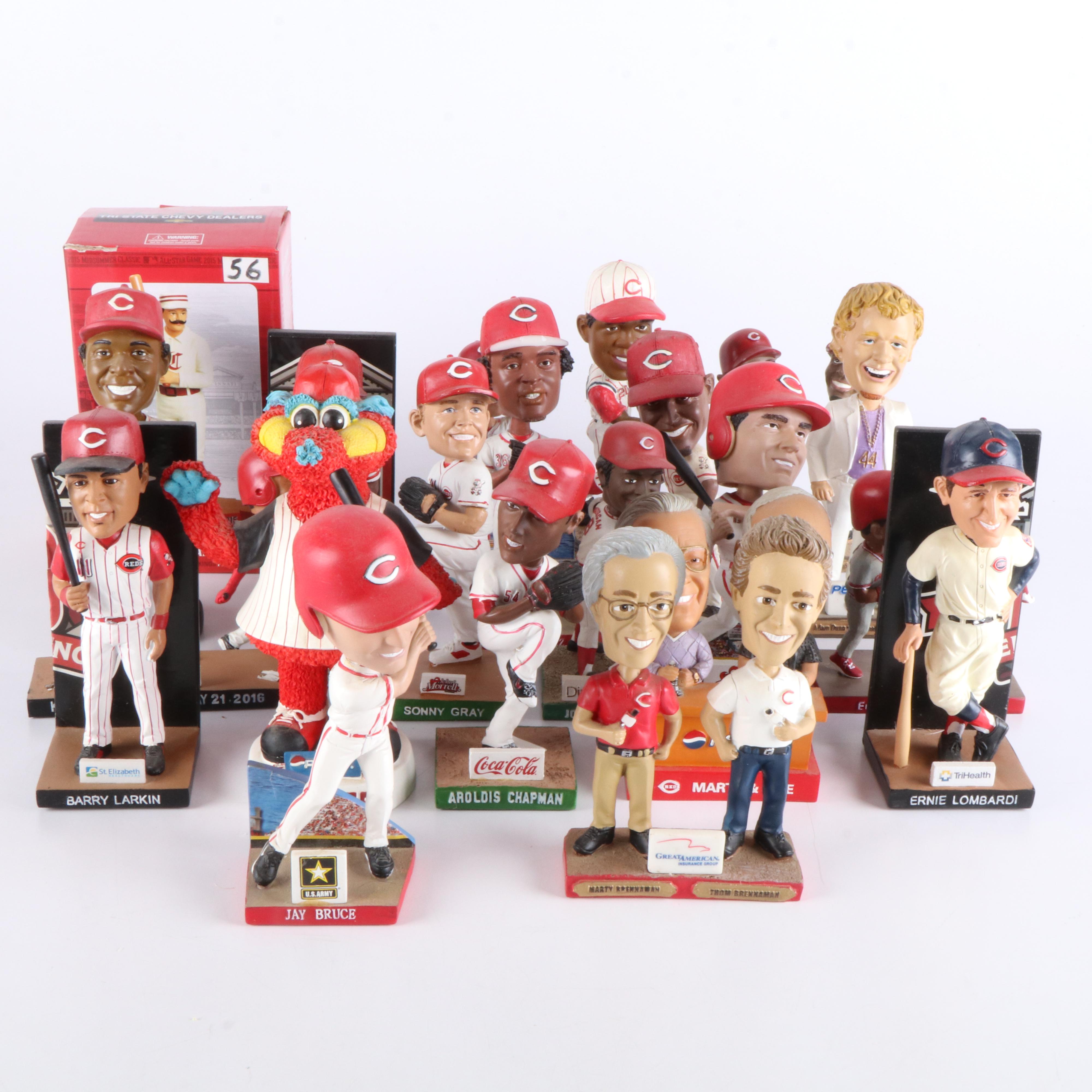 Cincinnati Reds Bobbleheads Featuring Tony Perez, Frank Robinson, and More