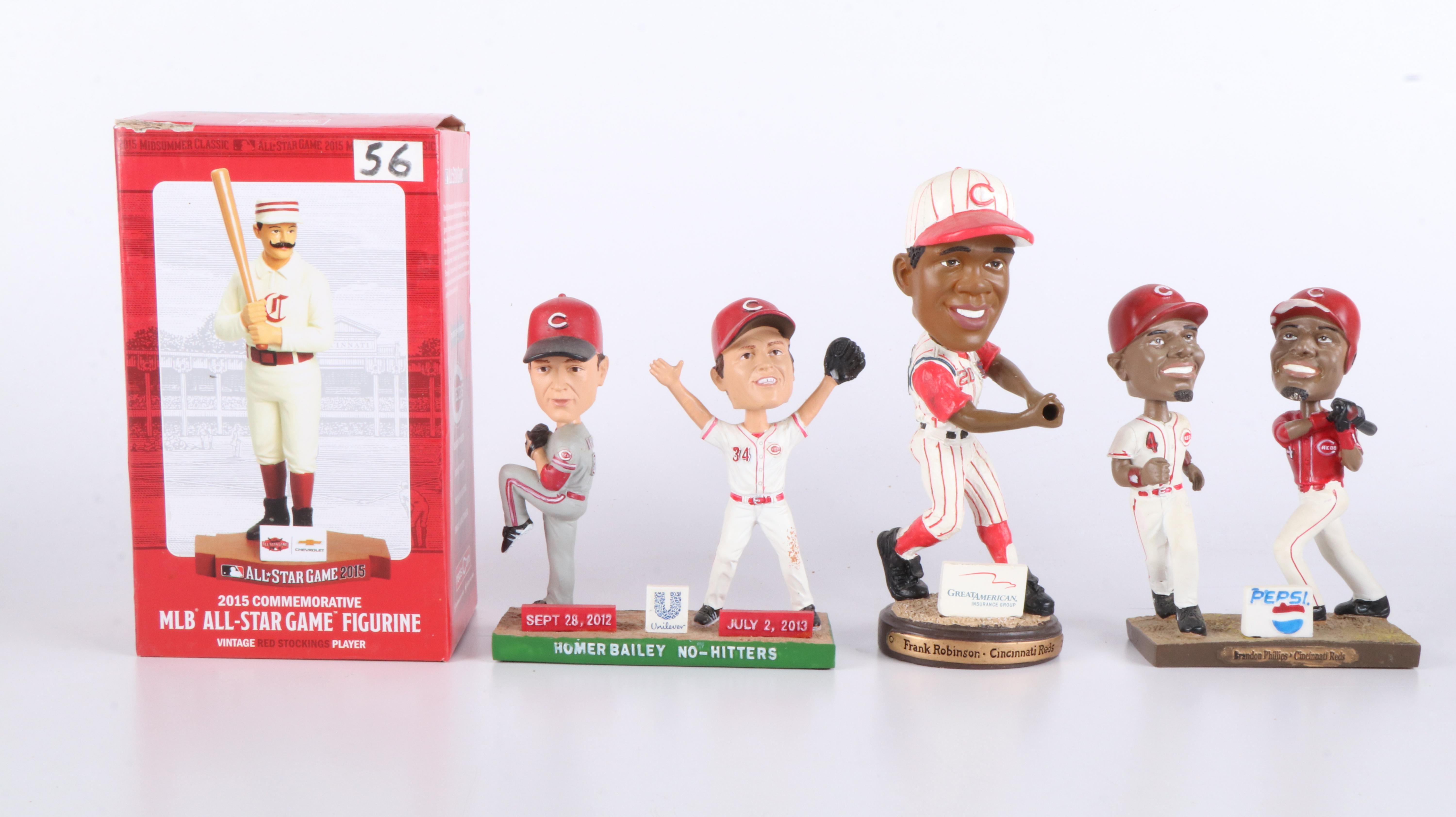 Cincinnati Reds Bobbleheads Featuring Tony Perez, Frank Robinson, and More