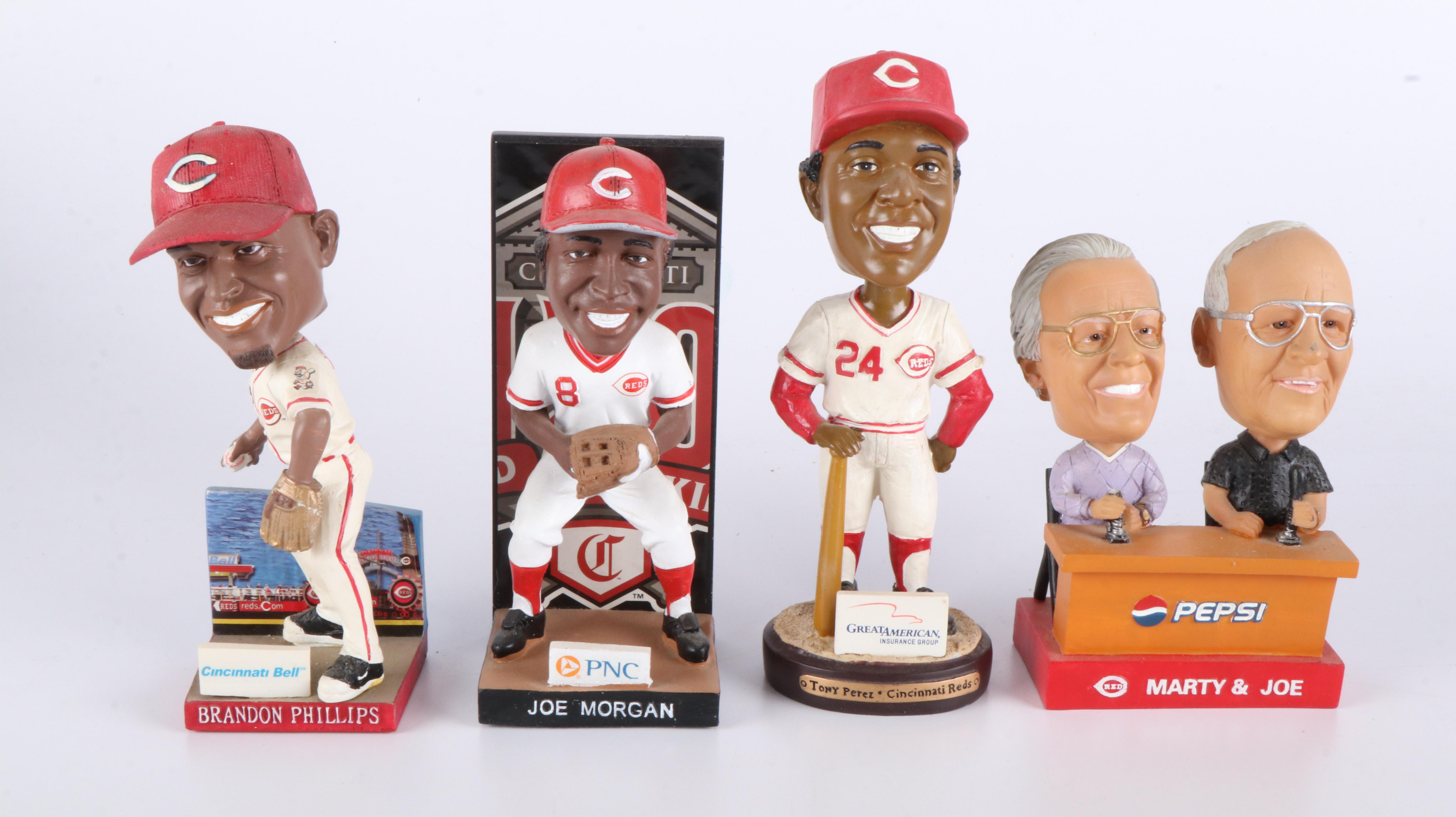 Cincinnati Reds Bobbleheads Featuring Tony Perez, Frank Robinson, and More