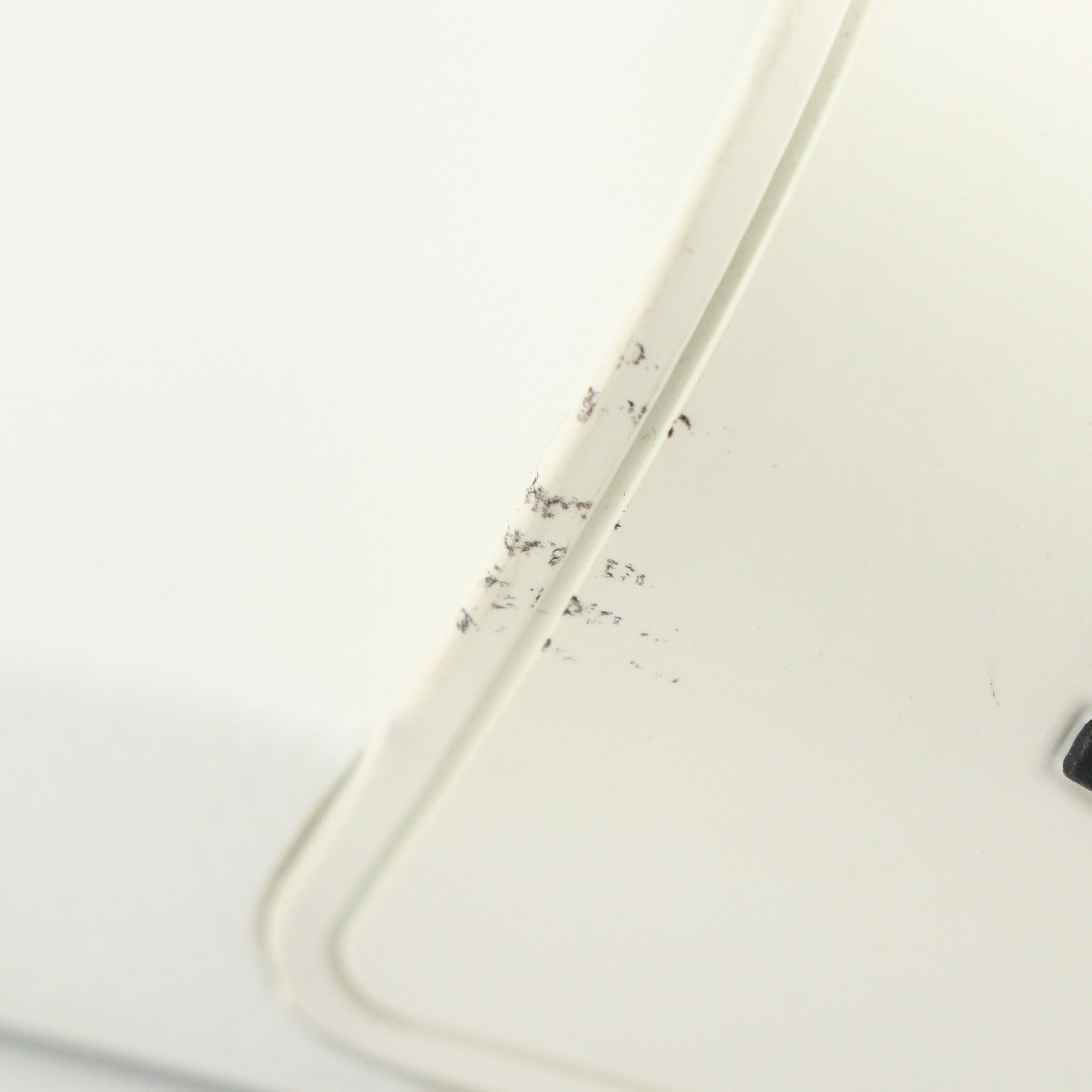 Burberry "Furley" Kingdom Motif White Rubber Slides, With Box