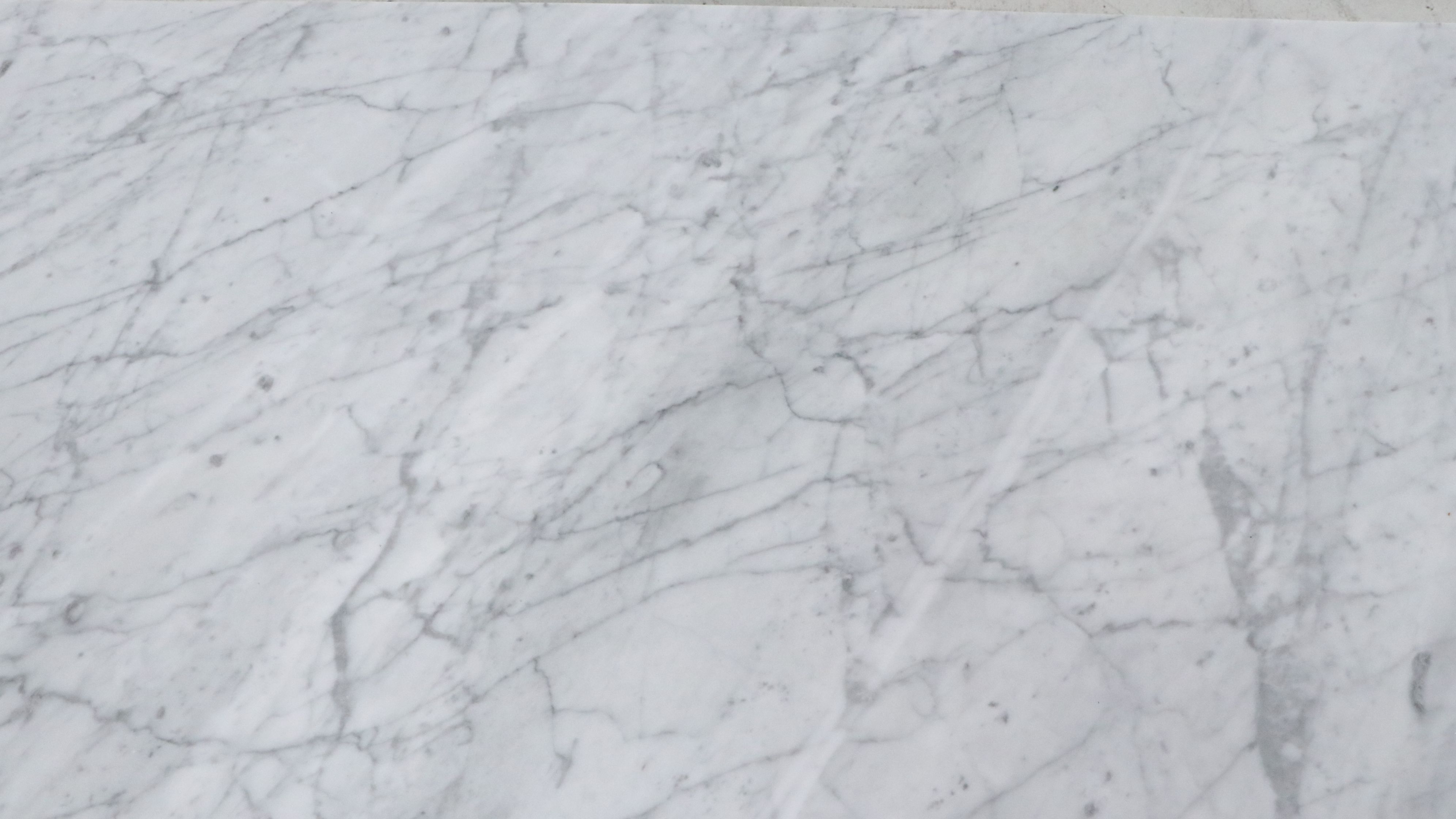 CB2 "Suspend" Tall Wood and Marble Sideboard, 2018