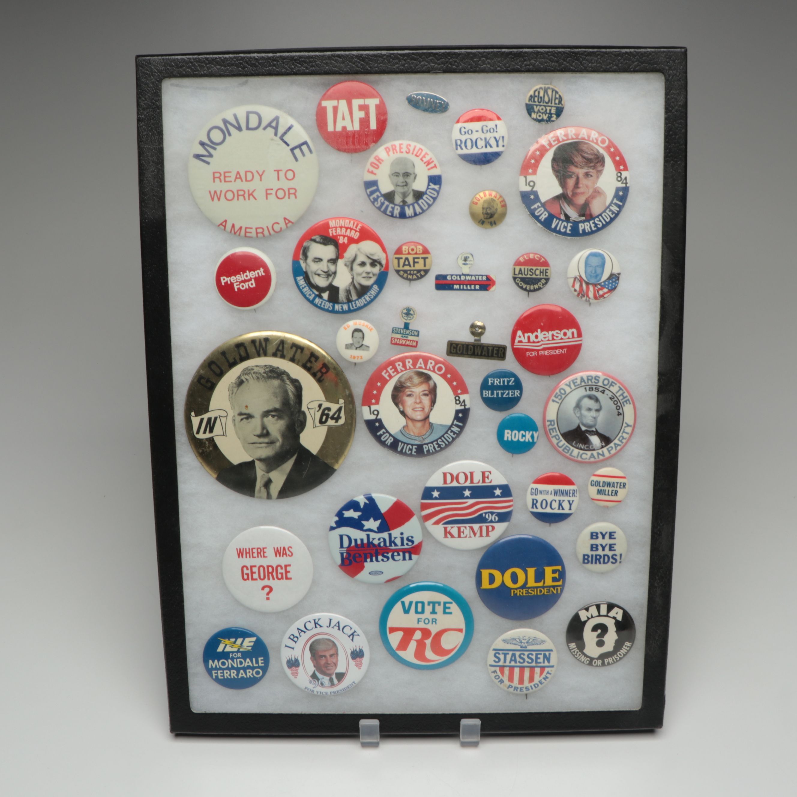 "Wallace for President" Hat, Angela Davis Campaign Pin and More, 1960s-2010s