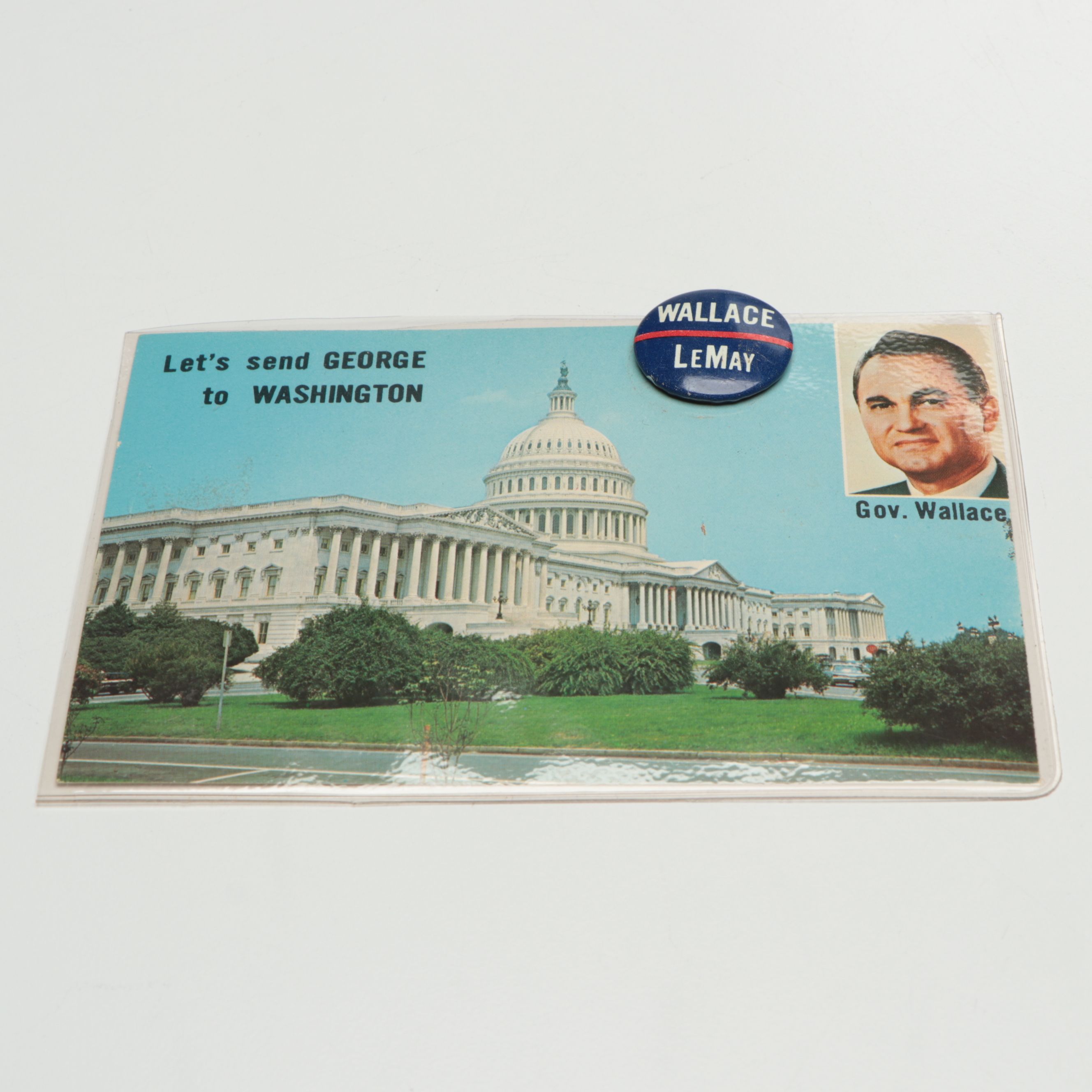 "Wallace for President" Hat, Angela Davis Campaign Pin and More, 1960s-2010s