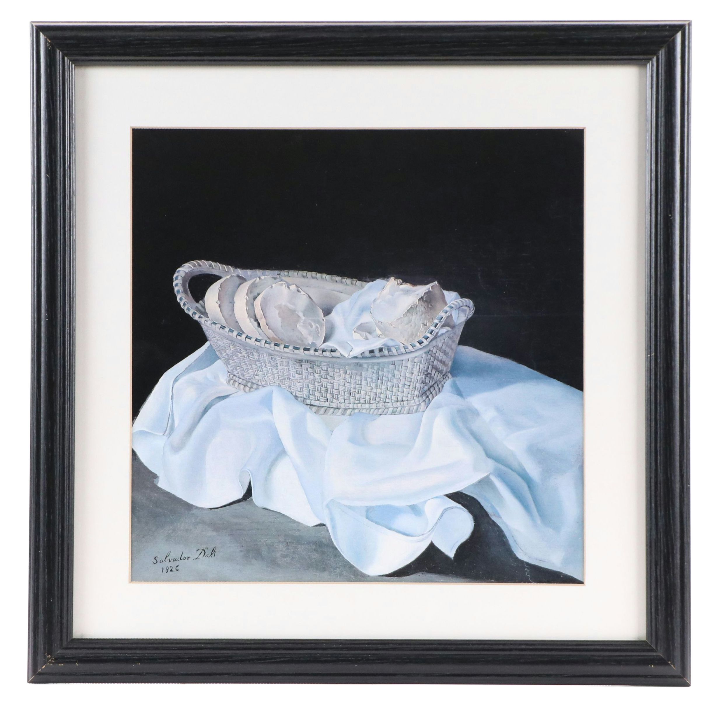 Offset Lithograph After Salvador Dalí "The Basket of Bread"