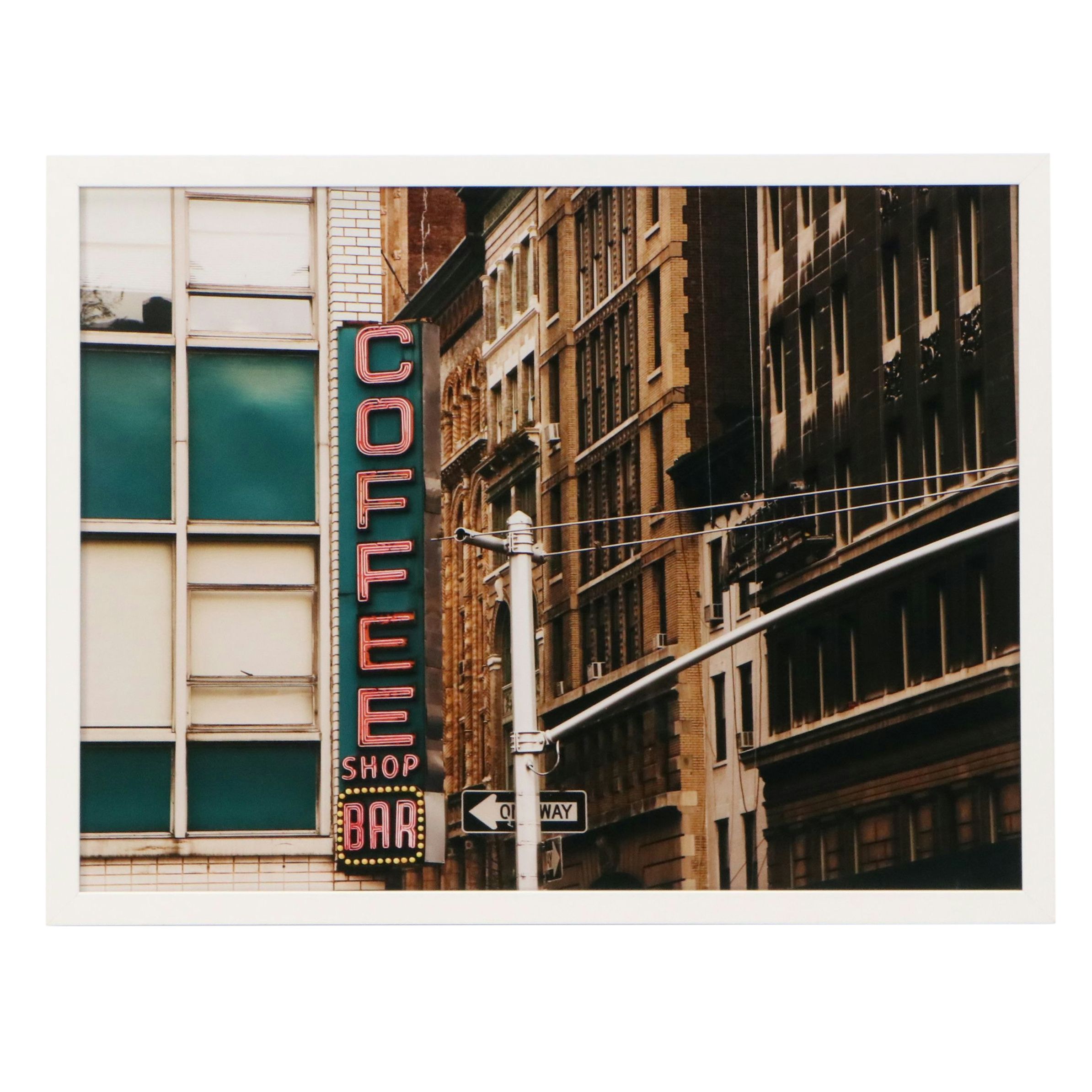 Digital Print After Jon Woodhams "Union Square Coffee Shop Sign"