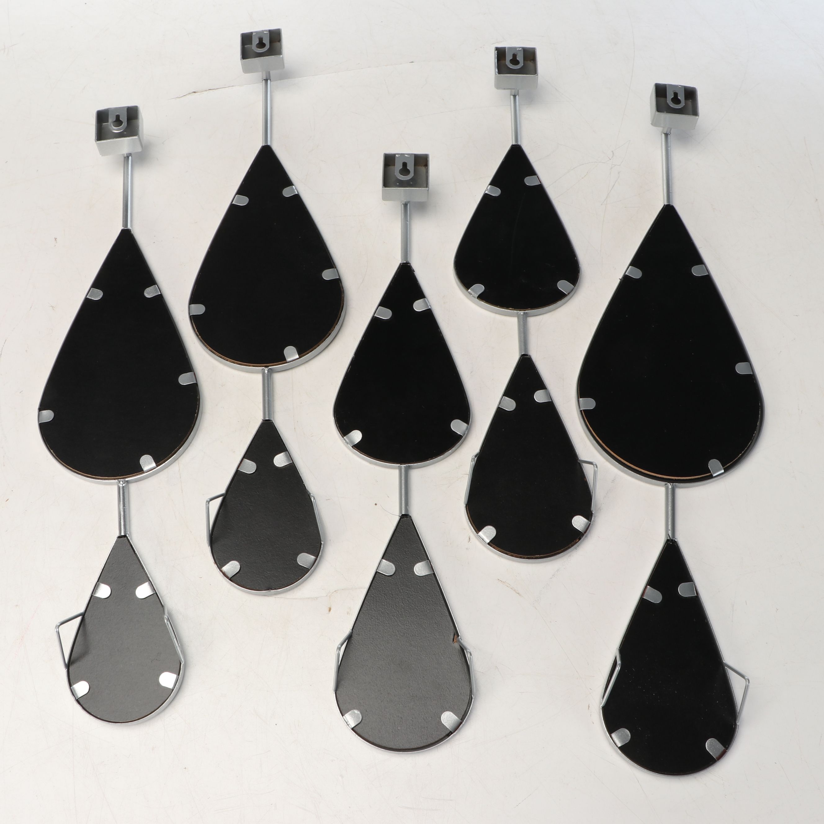 Mirrored Teardrop Wall Hangings