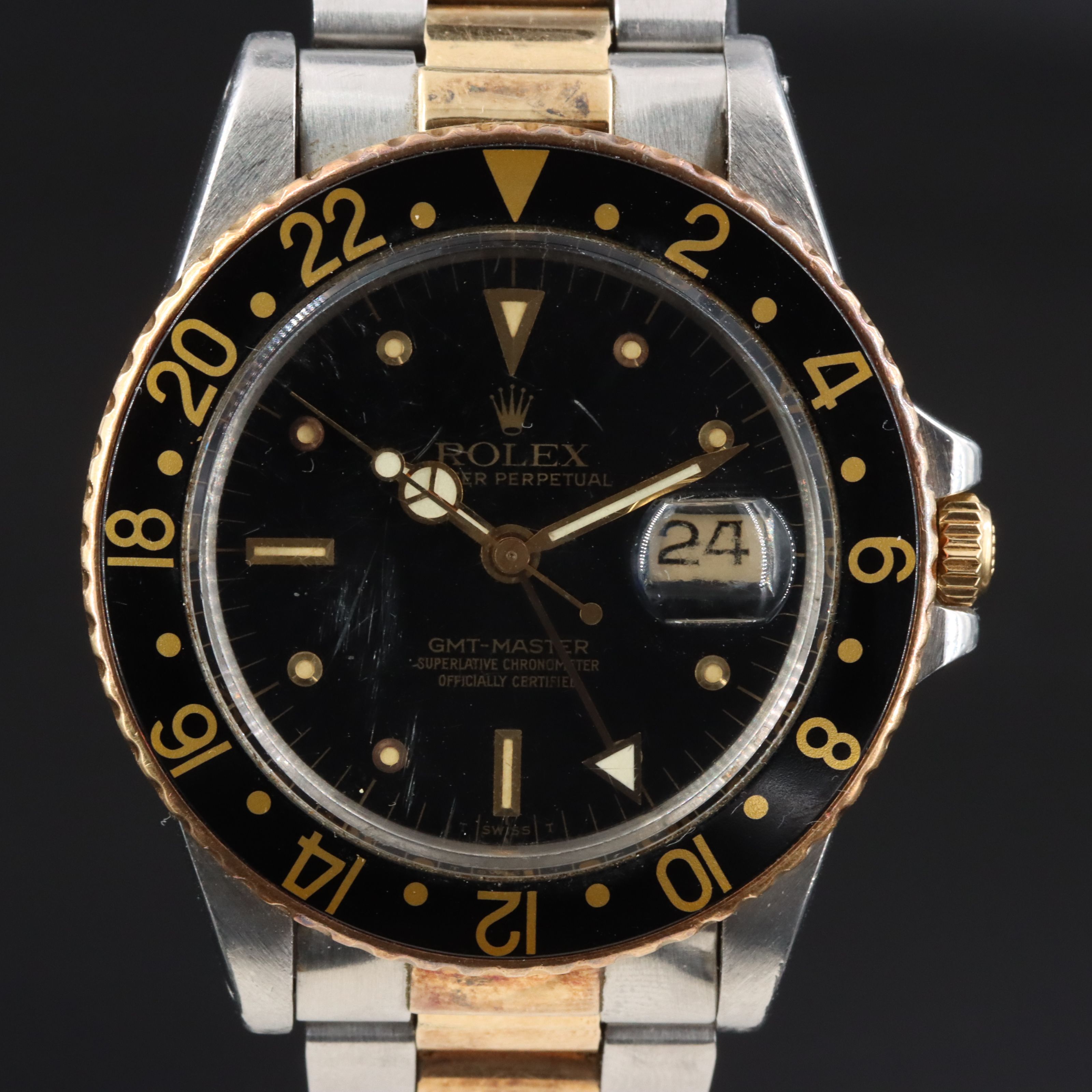 1983 Rolex Black Dial GMT - Master 16753 Watch