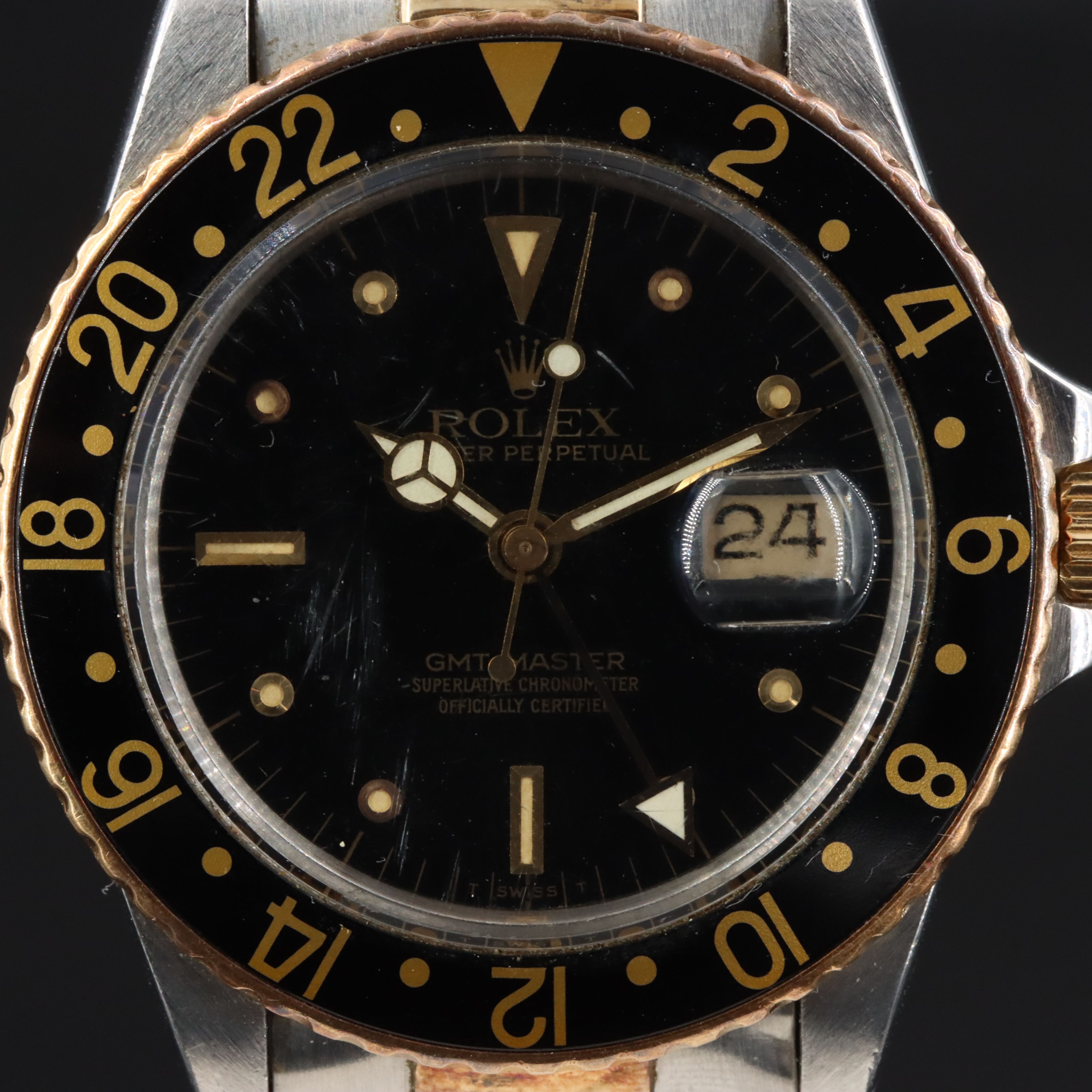 1983 Rolex Black Dial GMT - Master 16753 Watch