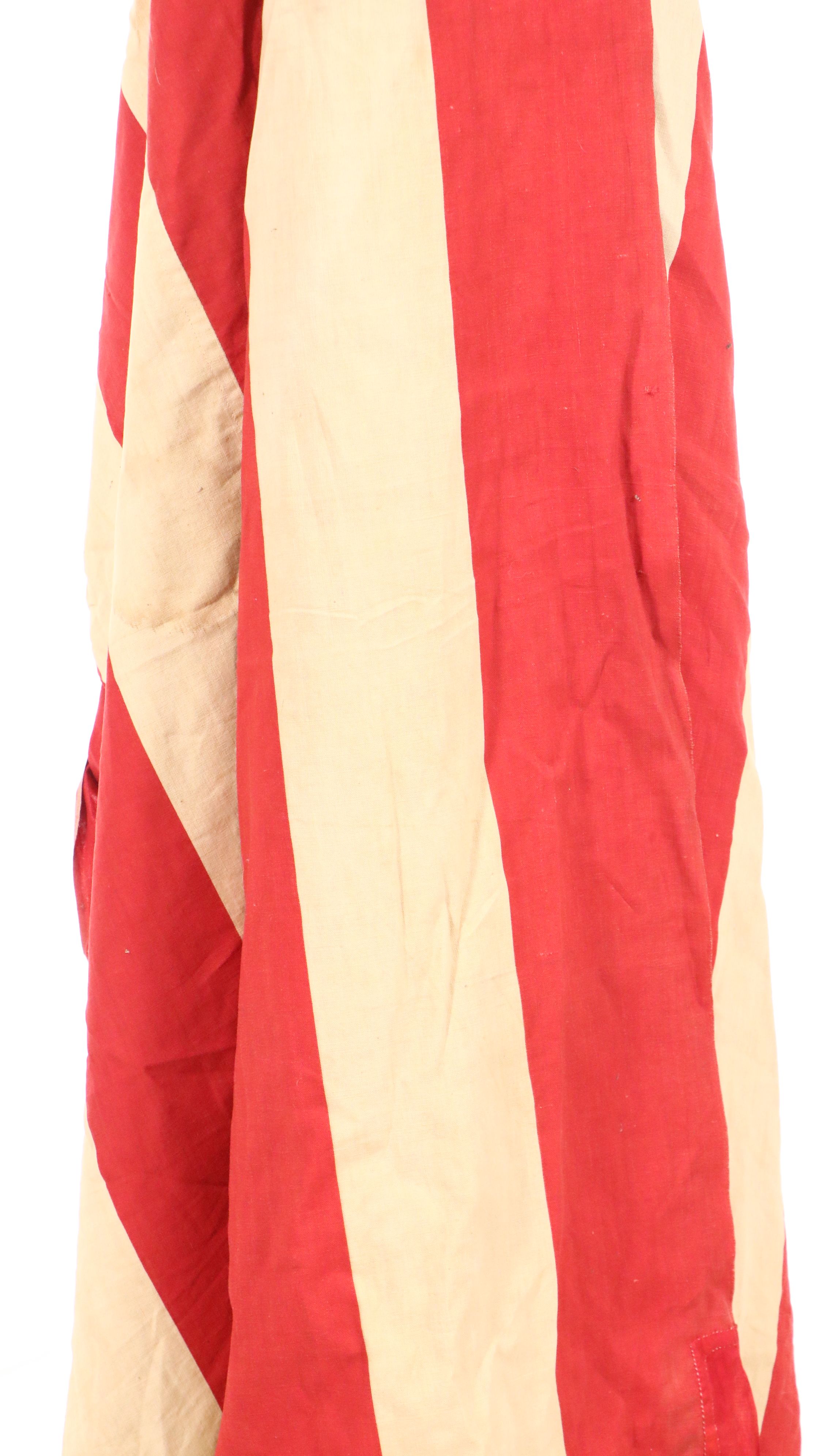 48-Star American Parade Flag with Stand, Early to Mid-20th Century