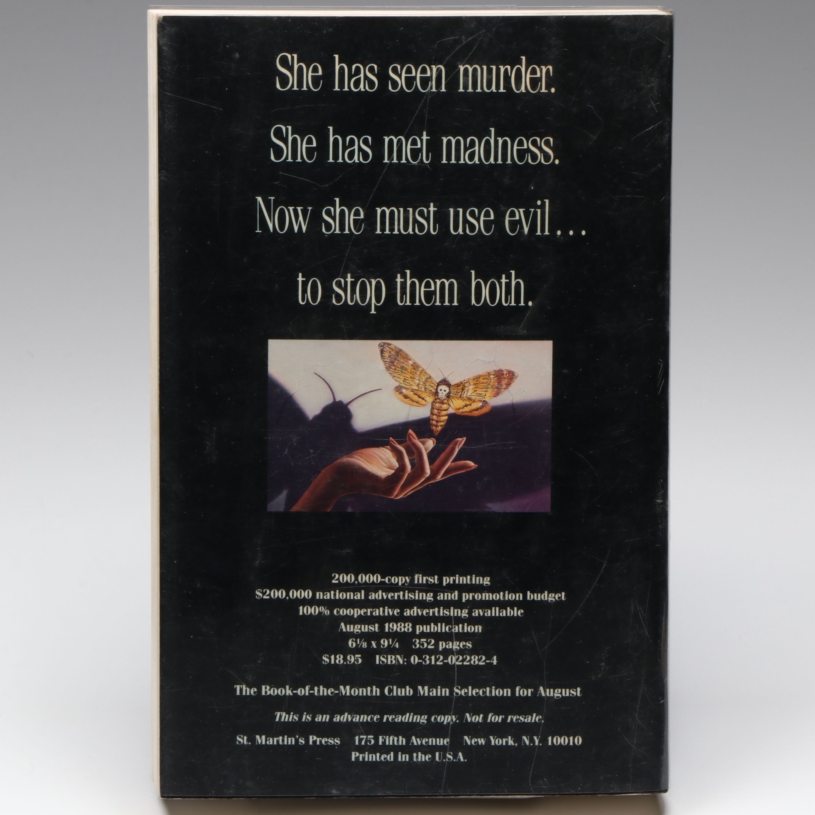 Advance Reader's Copy "The Silence of the Lambs" by Thomas Harris