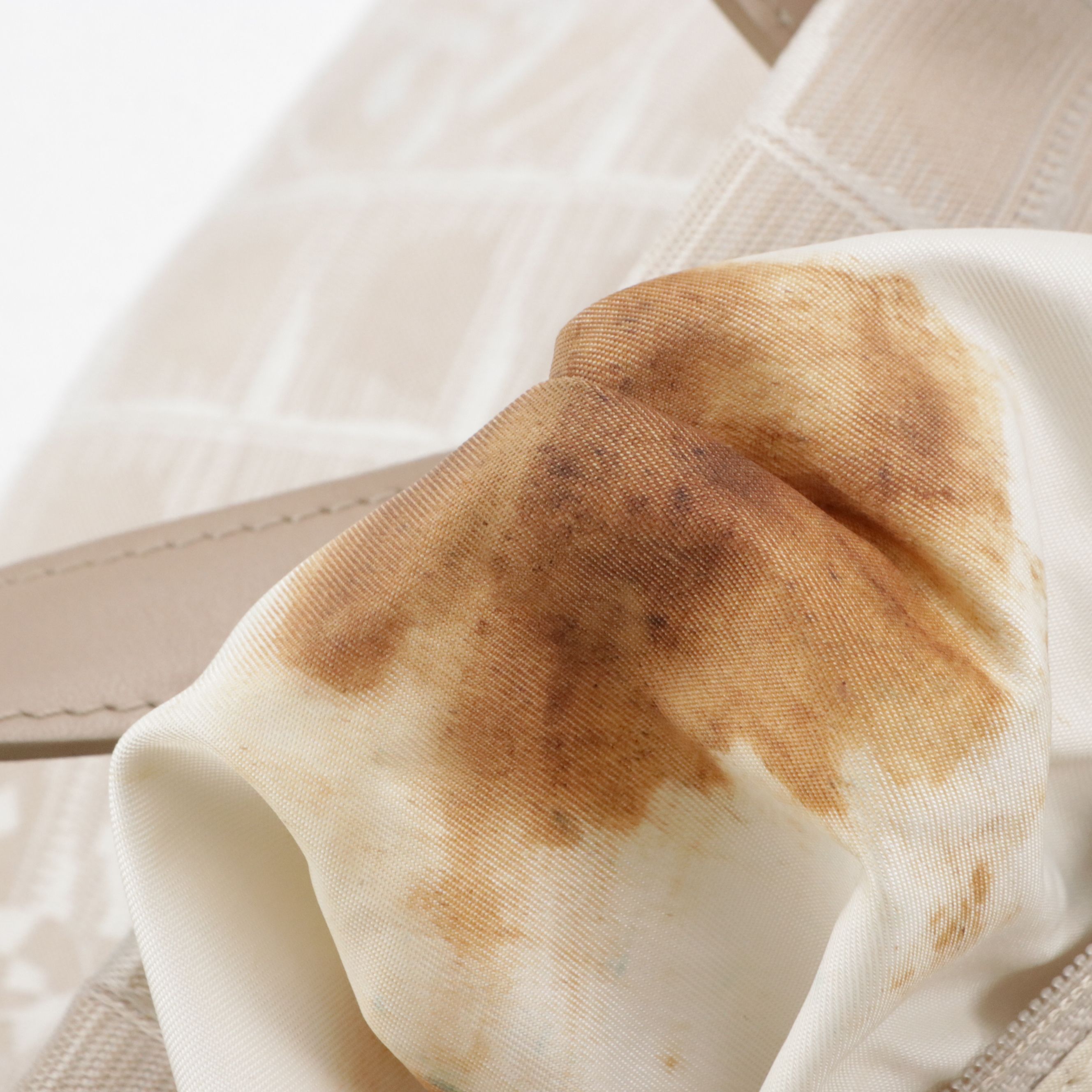 Chanel Travel Linge Tote in Jacquard Canvas and Leather Trim