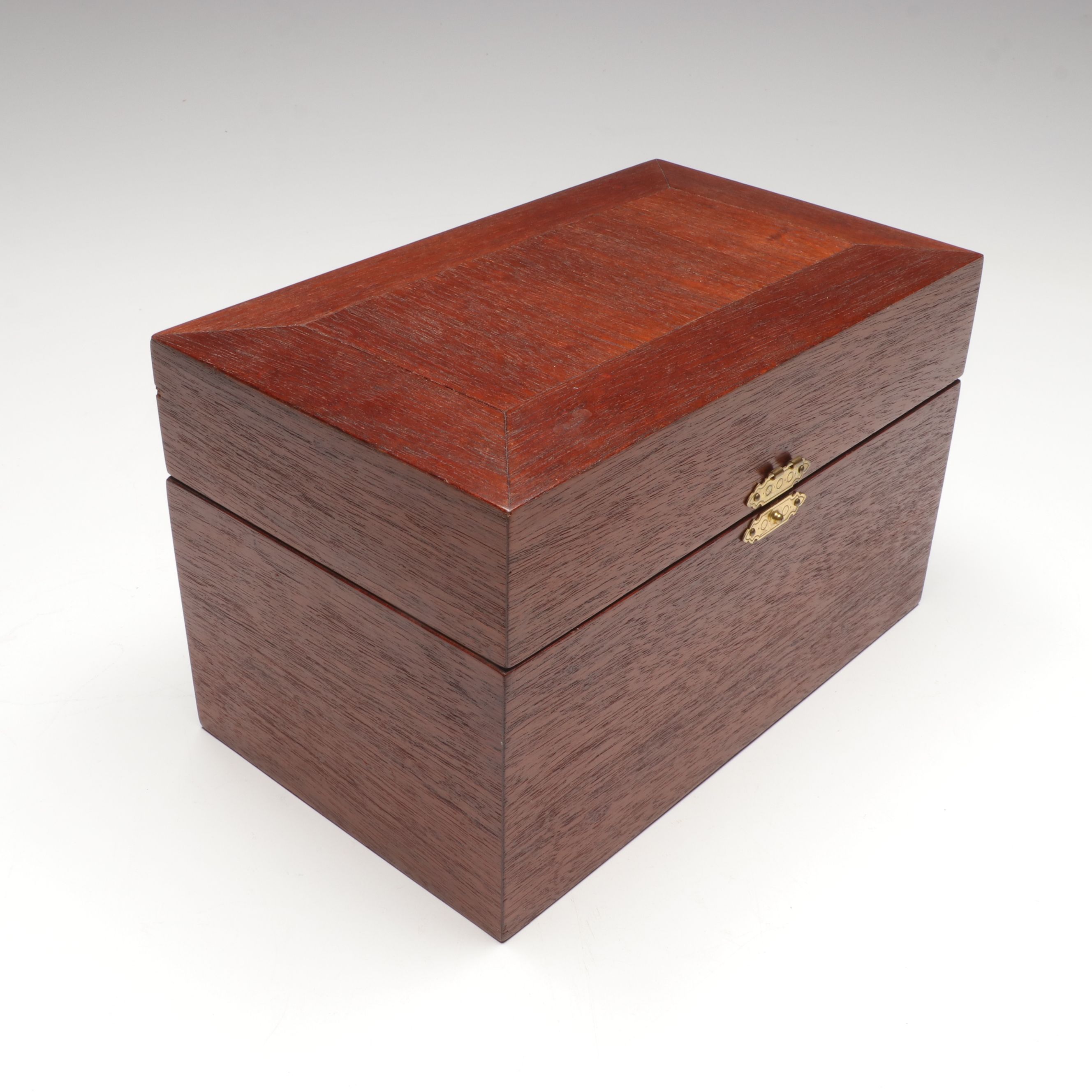 Antique Tortoiseshell Box with Nomad Design Co. Wood Box